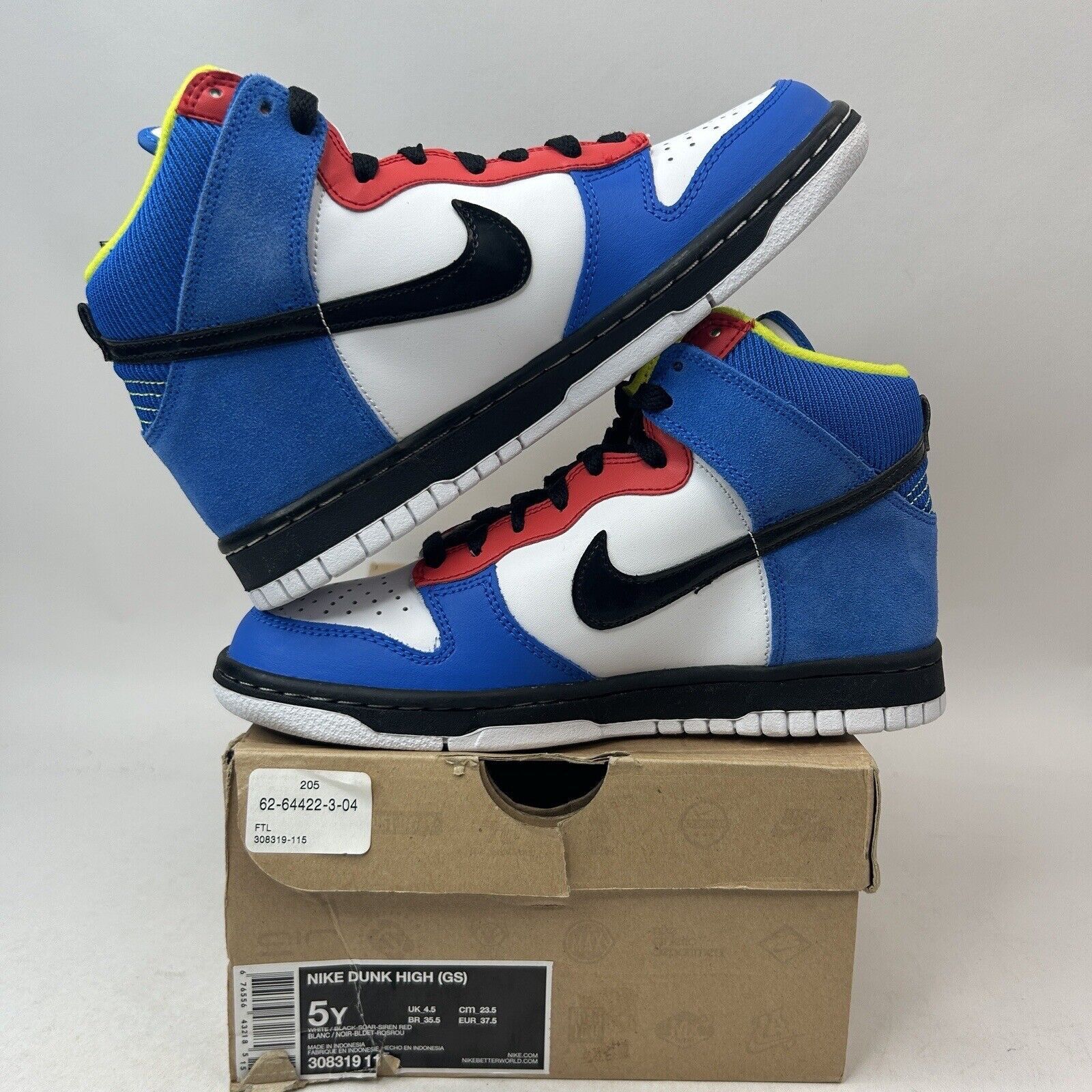 Nike Nike Dunk High GS “White Soar” 2024 Size US 6.5 / IT 36.5 - 3 Thumbnail