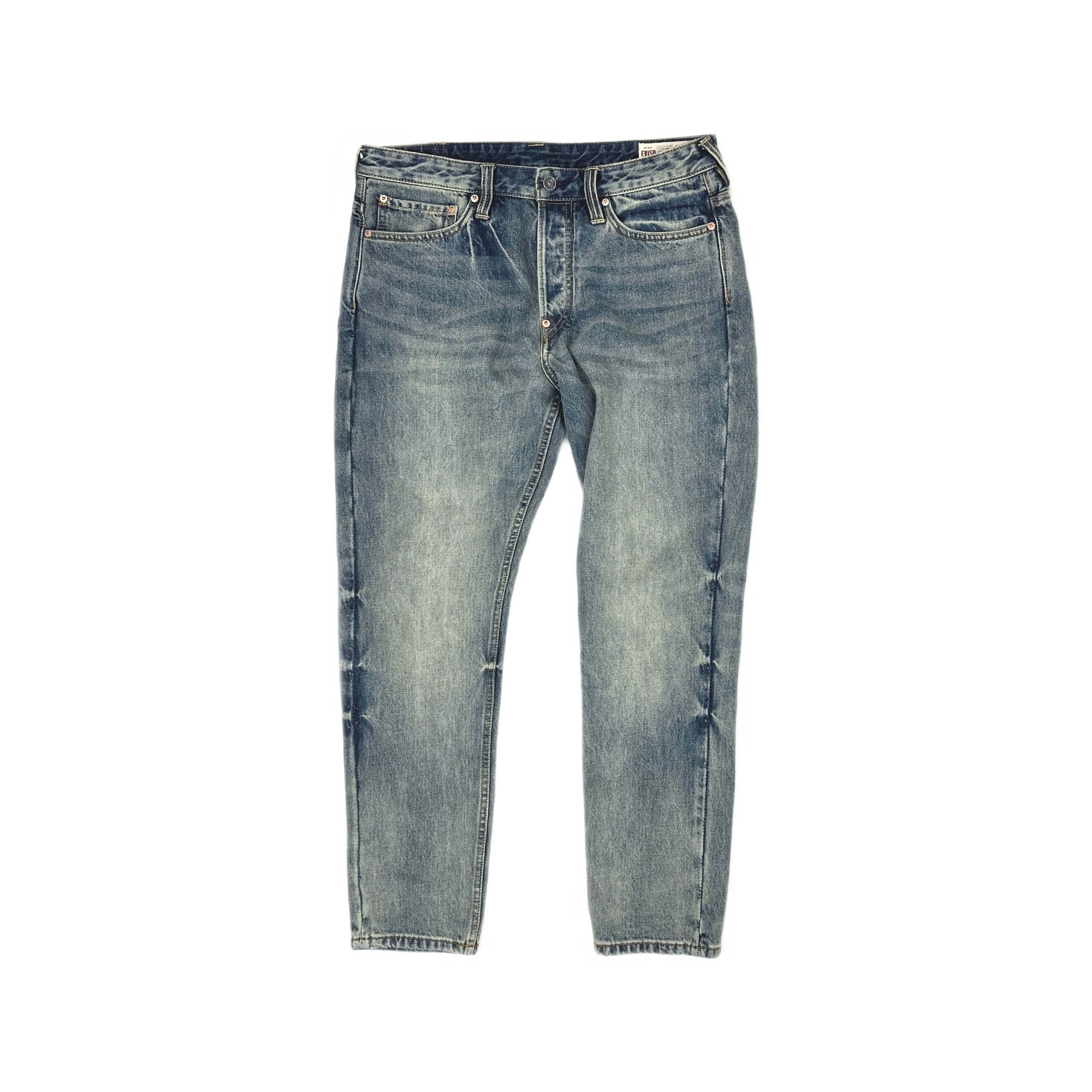 Evisu Evisu Genes Mens Denim Jeans RN 120435 34 Waist 35 Inseam