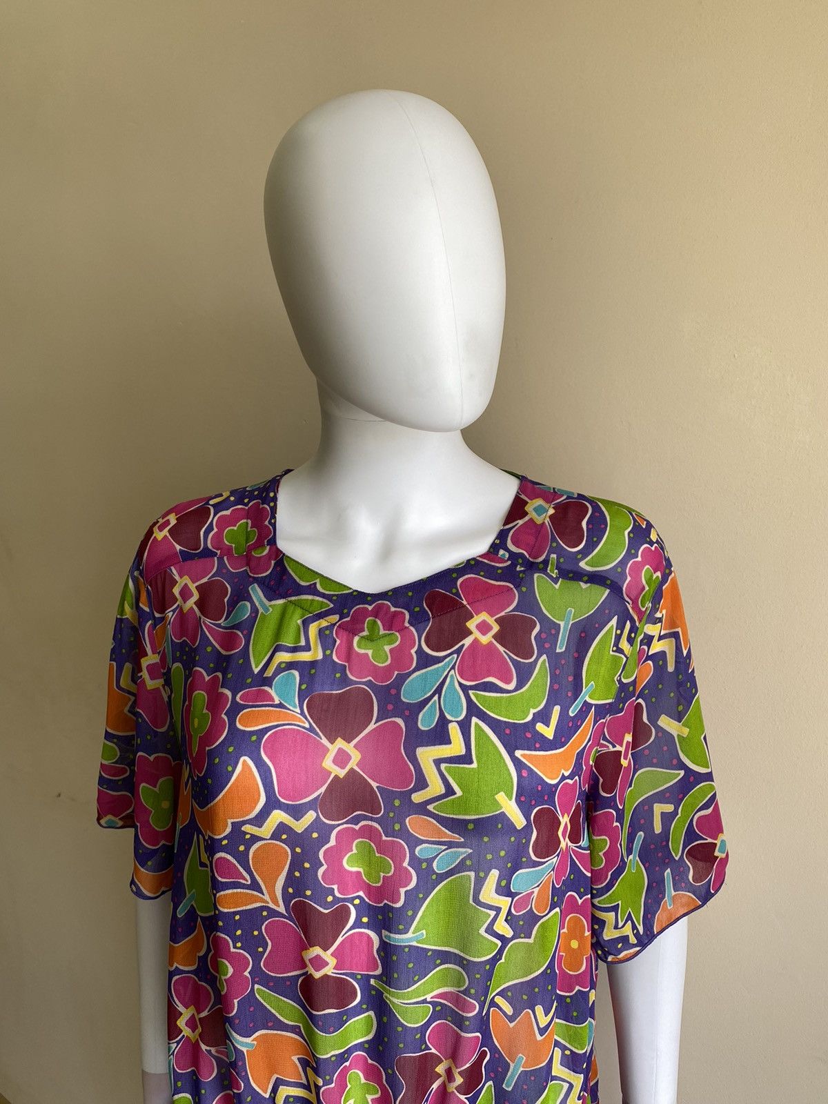 Gudrun Sjoden Gudrun Sjoden Multicolor Floral Knee Length Dress Size M Size M / US 6-8 / IT 42-44 - 5 Thumbnail