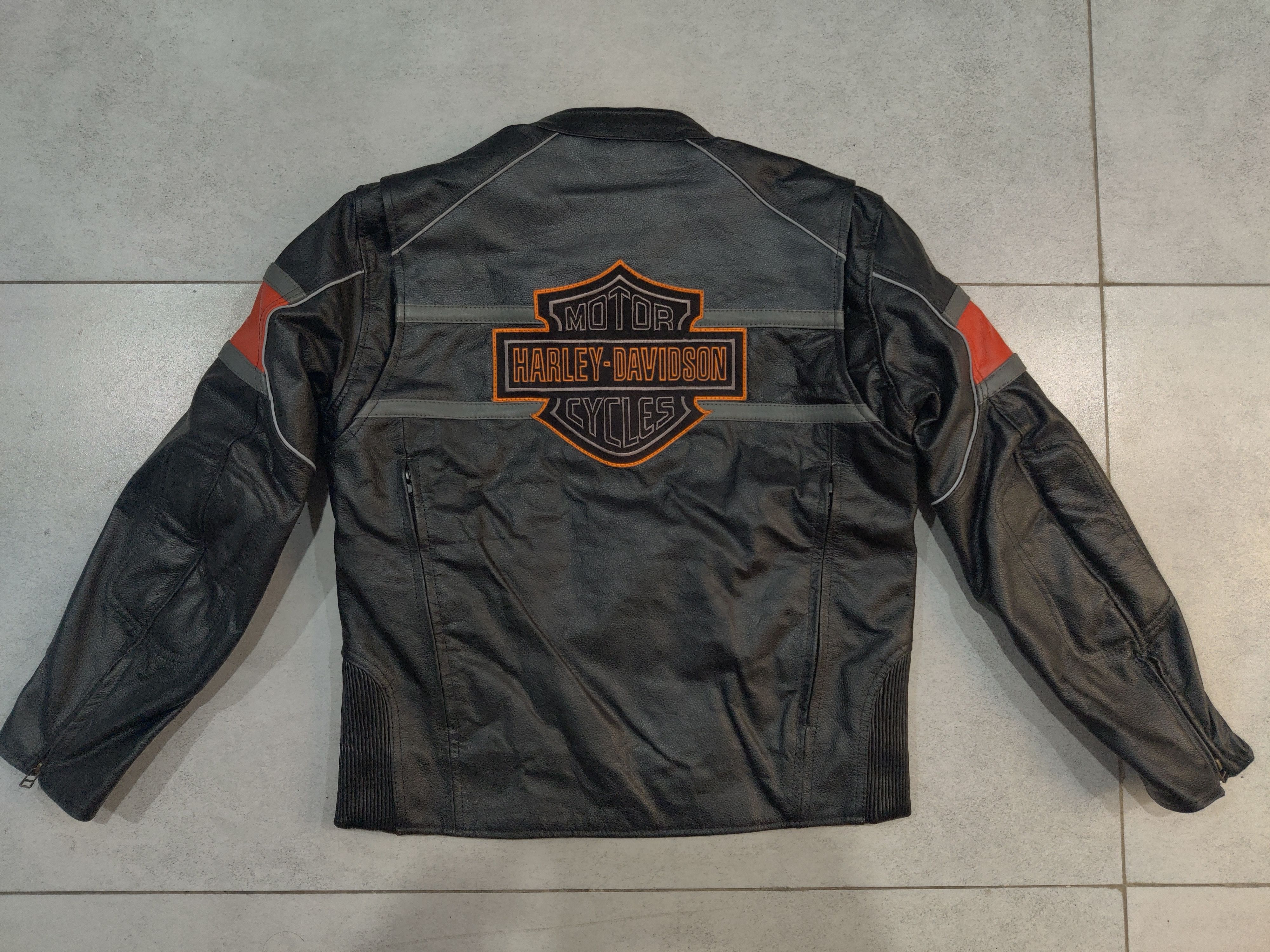 Harley Davidson Harley Davidson Vintage Leather Jacket Size US M / EU 48-50 / 2 - 2 Thumbnail