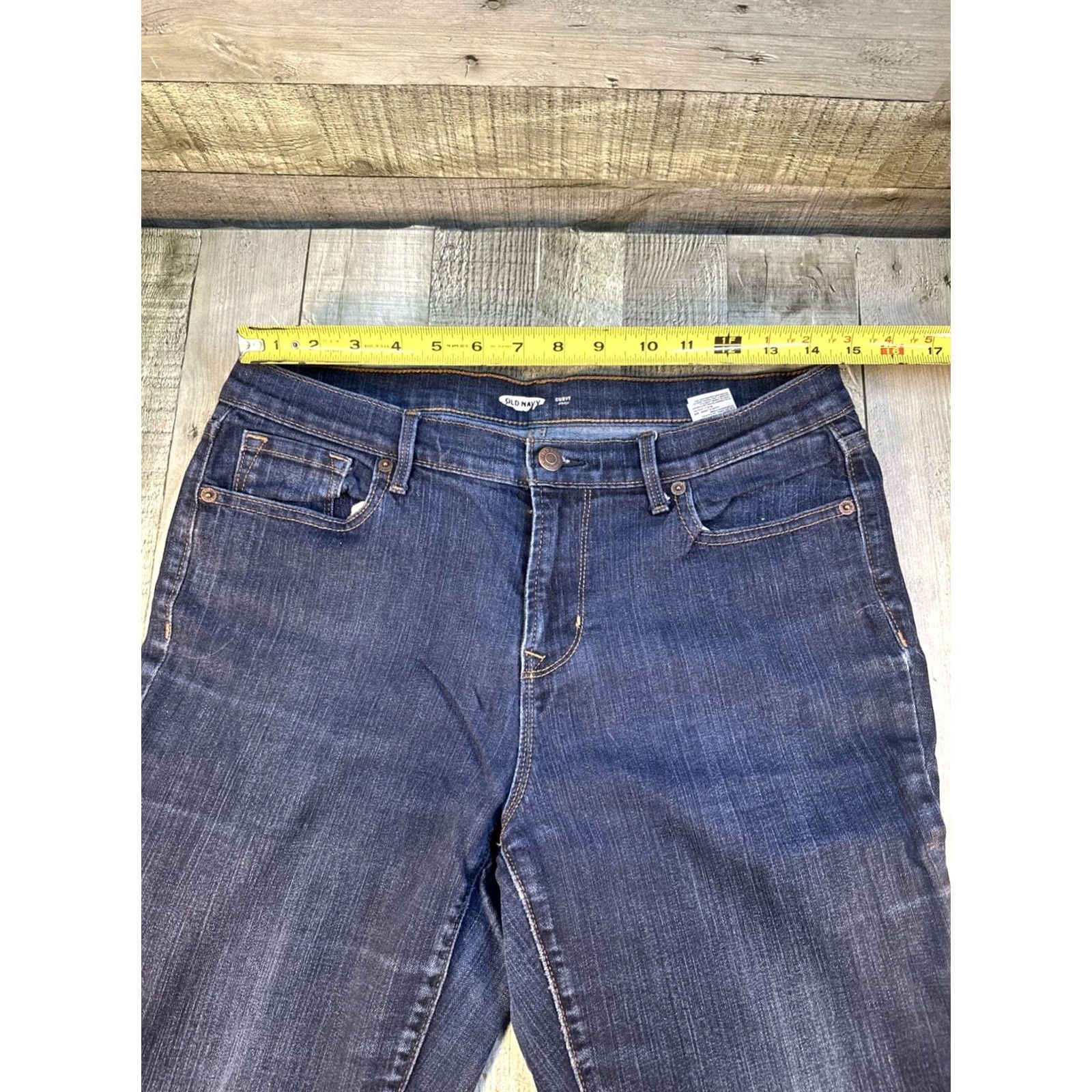 Old Navy VINTAGE Women’s Old Navy Jeans Curvy Size 10 Blue Skinny Regular Womens Size 32" / US 10 / IT 46 - 2 Thumbnail