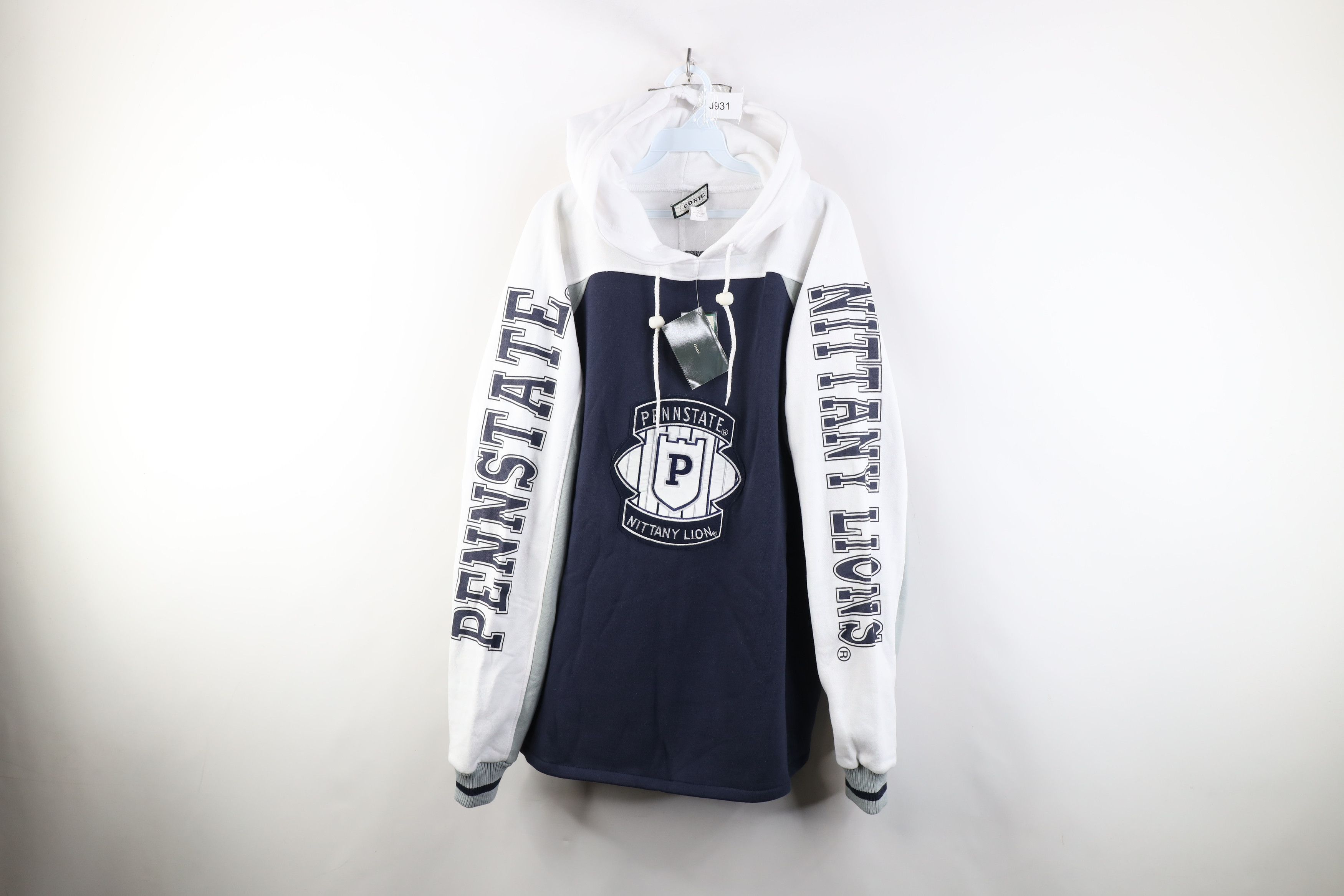 Vintage Deadstock Vintage 90s State University Hoodie Sweatshirt Size US XL / EU 56 / 4 - 1 Thumbnail