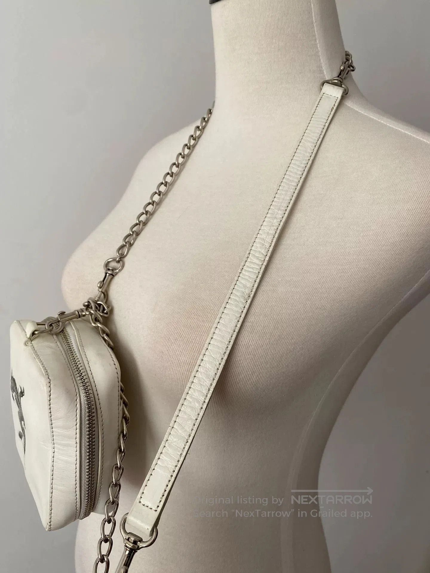 Vivienne Westwood jean paul gaultier white dragon crossbody bag. Size ONE SIZE - 9 Thumbnail