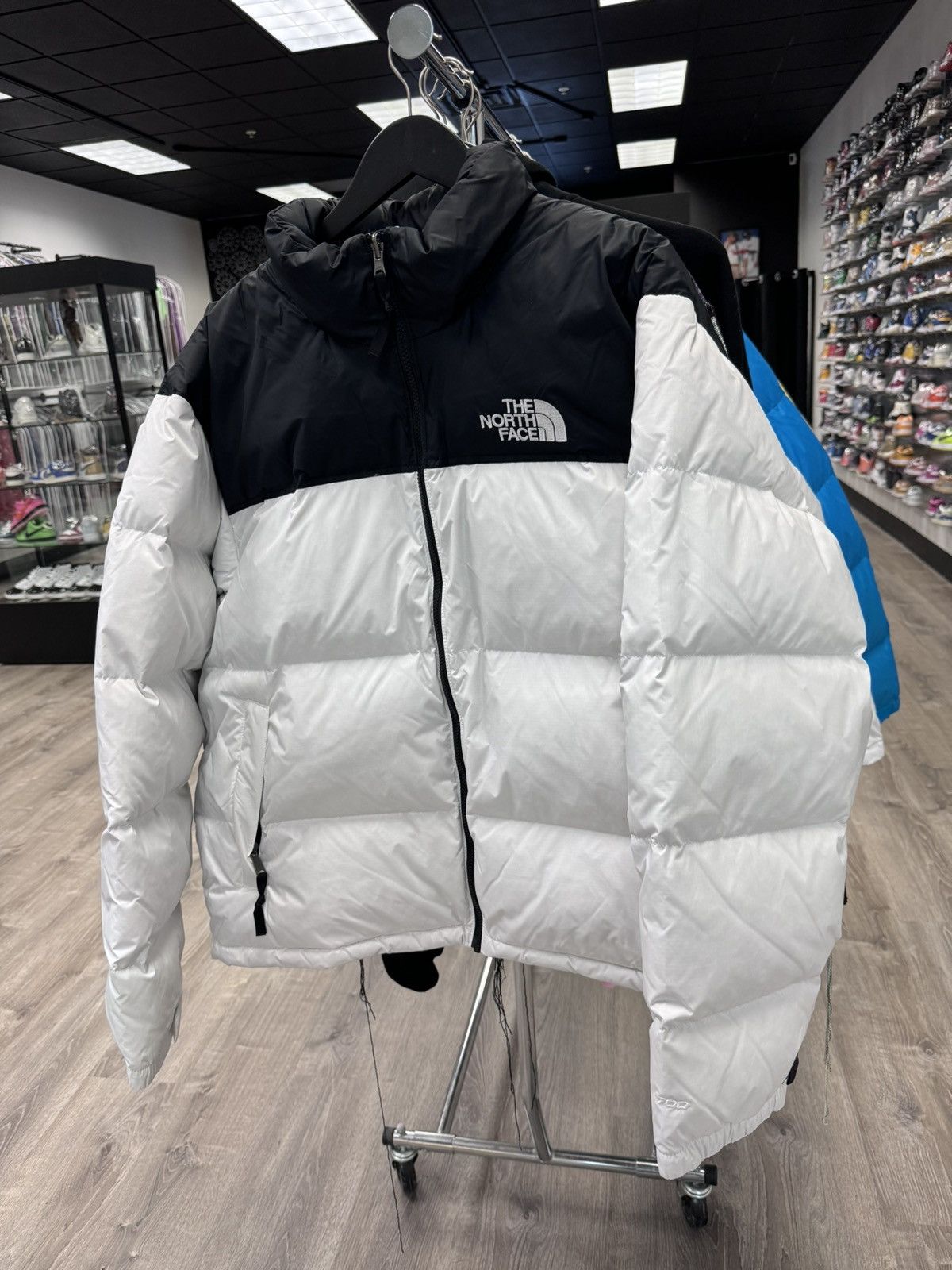 image of The North Face North Face Retro Nuptse White/black, Men's (Size XL)