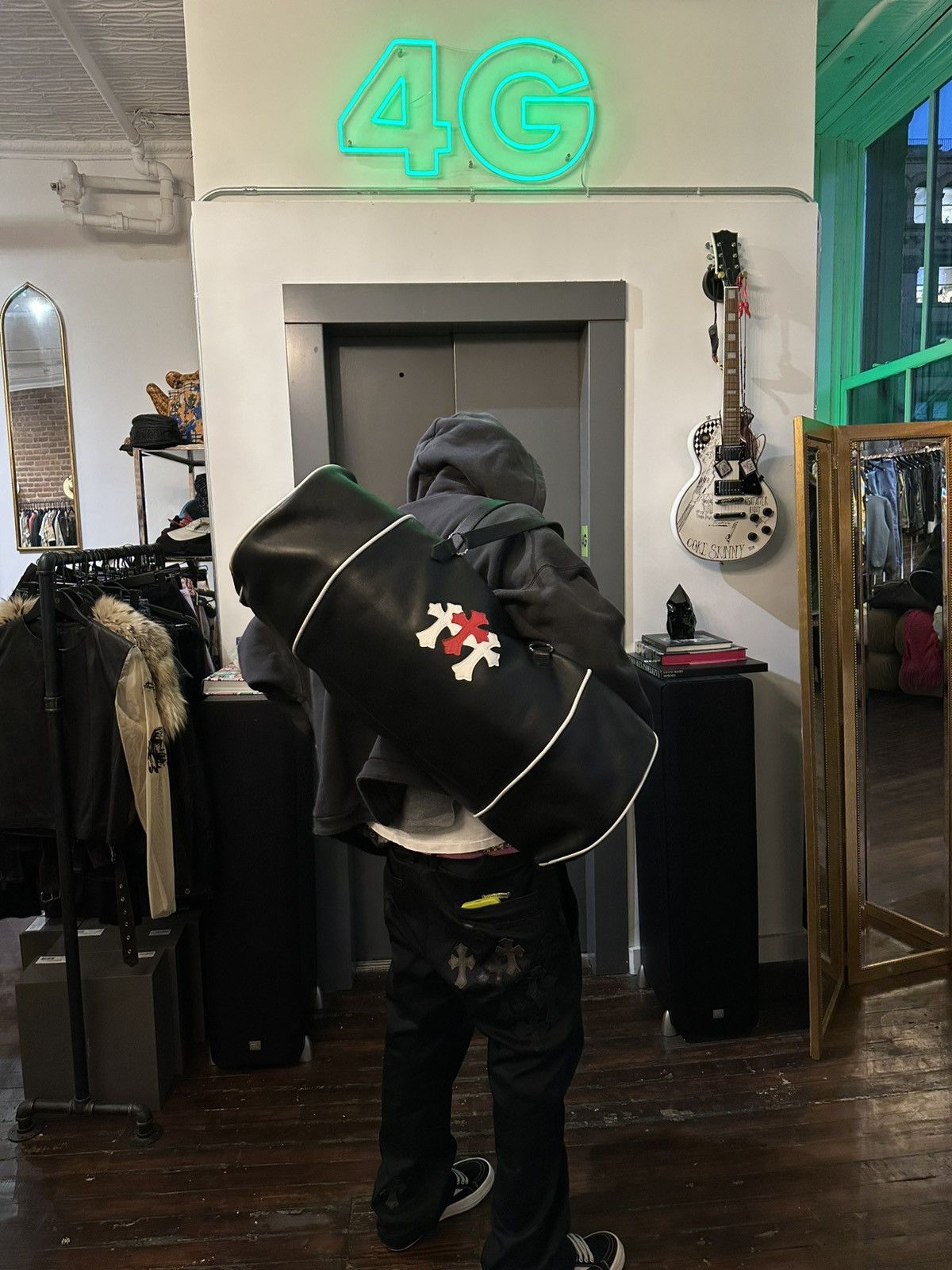Chrome Hearts CHROME HEARTS TRIPPLE PATCH DUFFLE XXL Size ONE SIZE - 1 Thumbnail