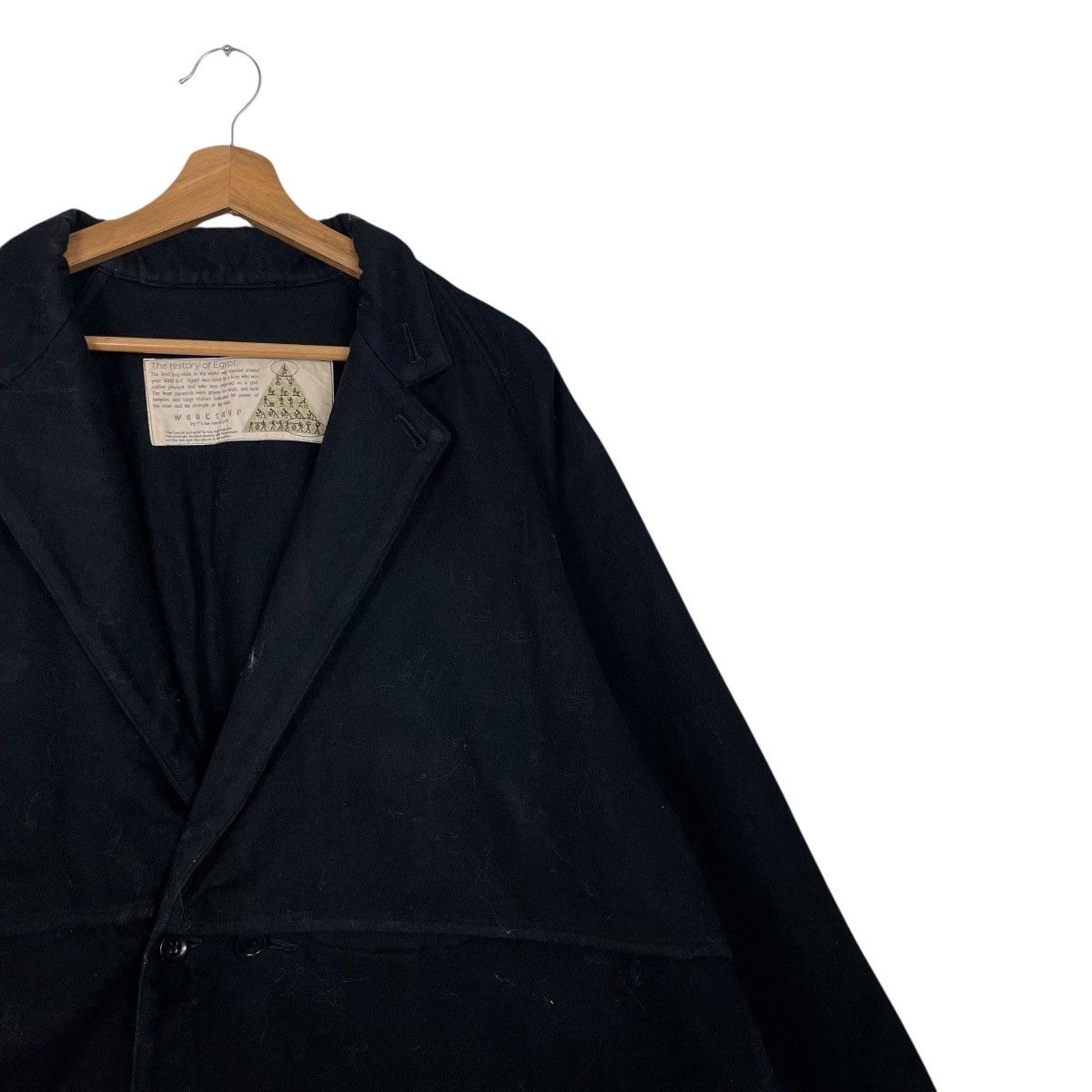 Y's for Men Vtg 80s Y’s For Men Workshop History Of Egypt Wool Jacket Size US XL / EU 56 / 4 - 5 Thumbnail