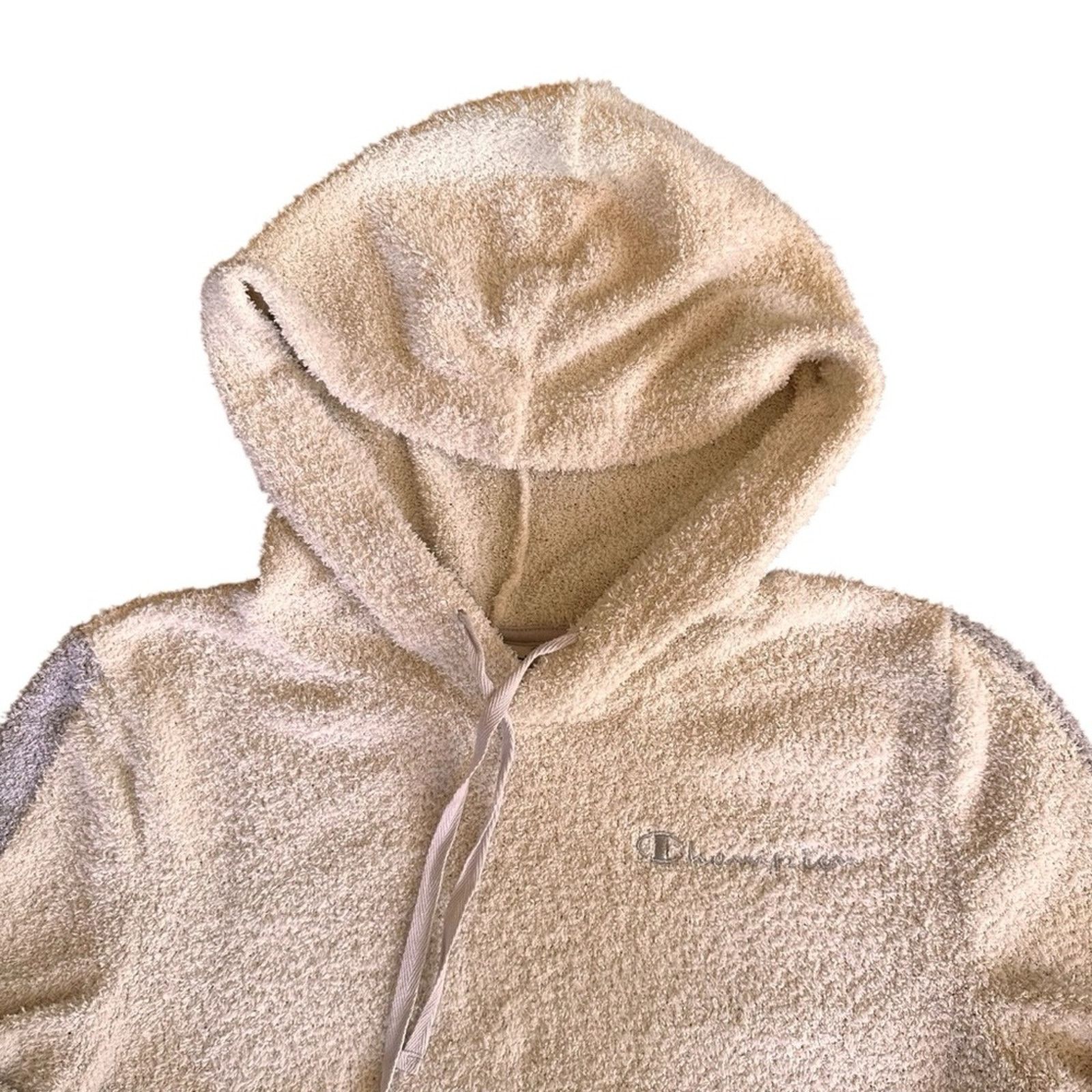 Champion Champion Cropped Marshmallow Hoodie – White/Cream – Size M Size M / US 6-8 / IT 42-44 - 4 Thumbnail