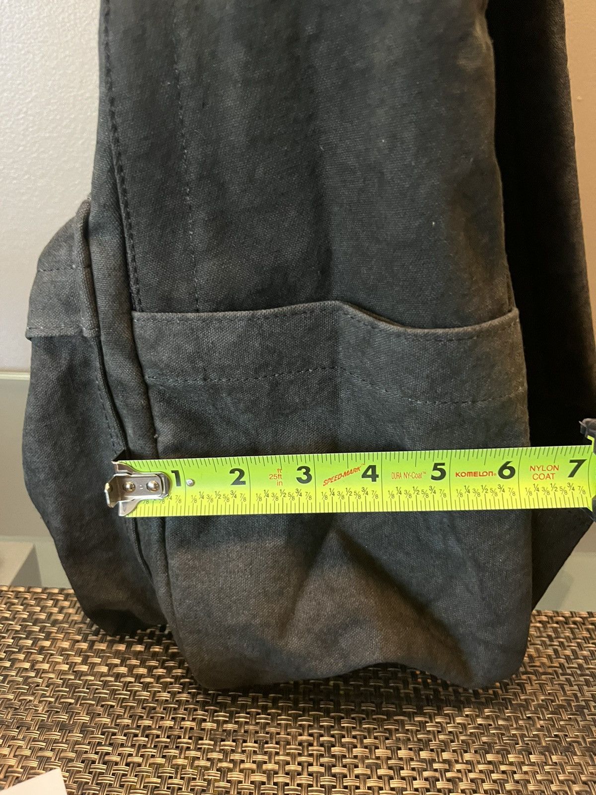 Stussy NEW 2023 summer Stussy canvas backpack washed black bag Size ONE SIZE - 9 Thumbnail