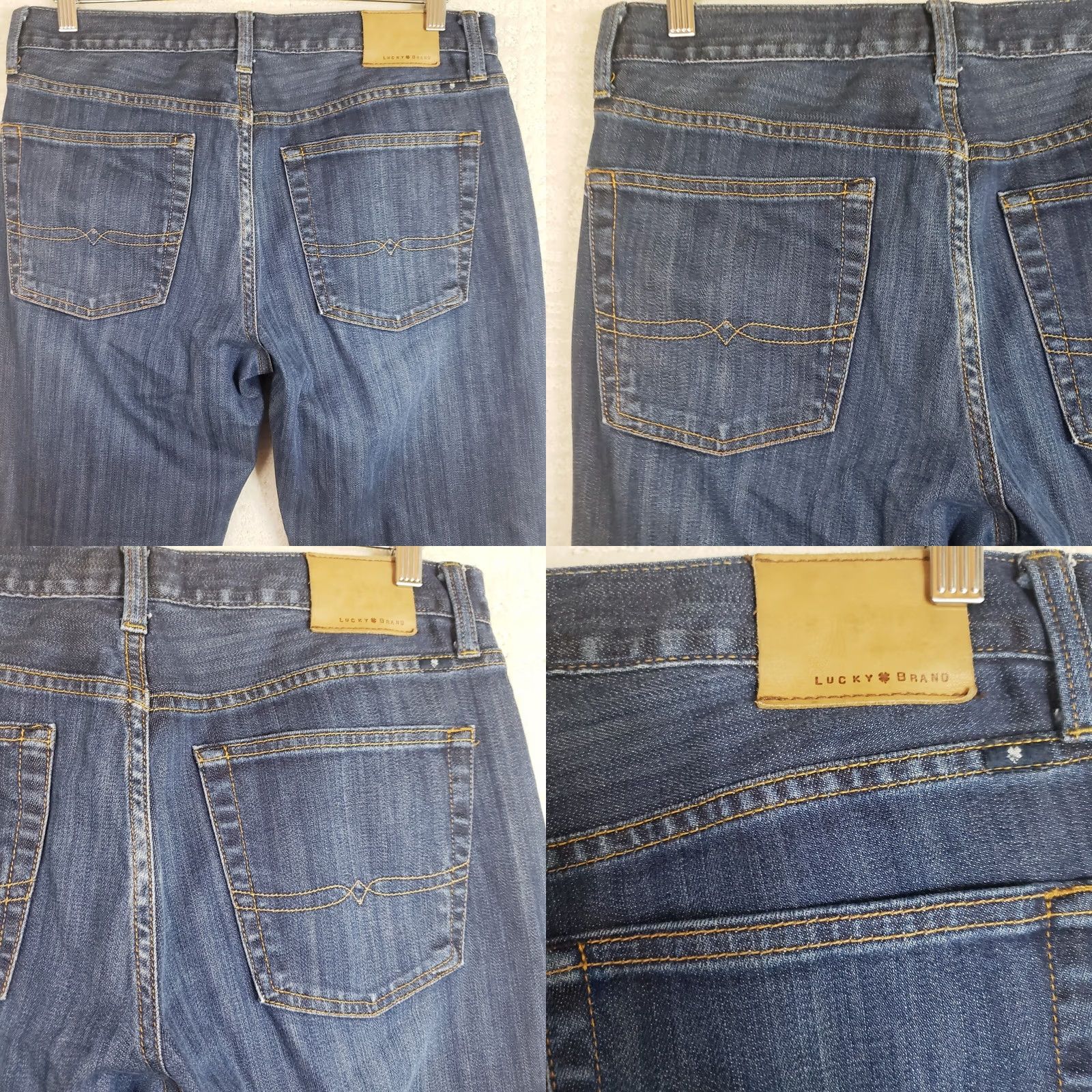 Lucky Brand Lucky Brand Jeans Slim Straight 32x32 Blue 121 Heritage Stretch Denim Men Size US 32 / EU 48 - 8 Thumbnail