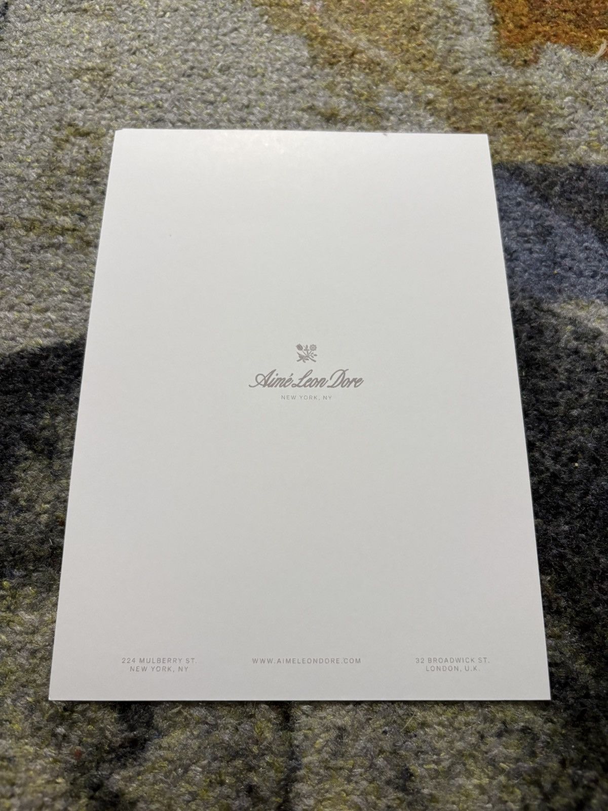 Aime Leon Dore Aime Leon Dore Painting Store Card Size ONE SIZE - 2 Thumbnail