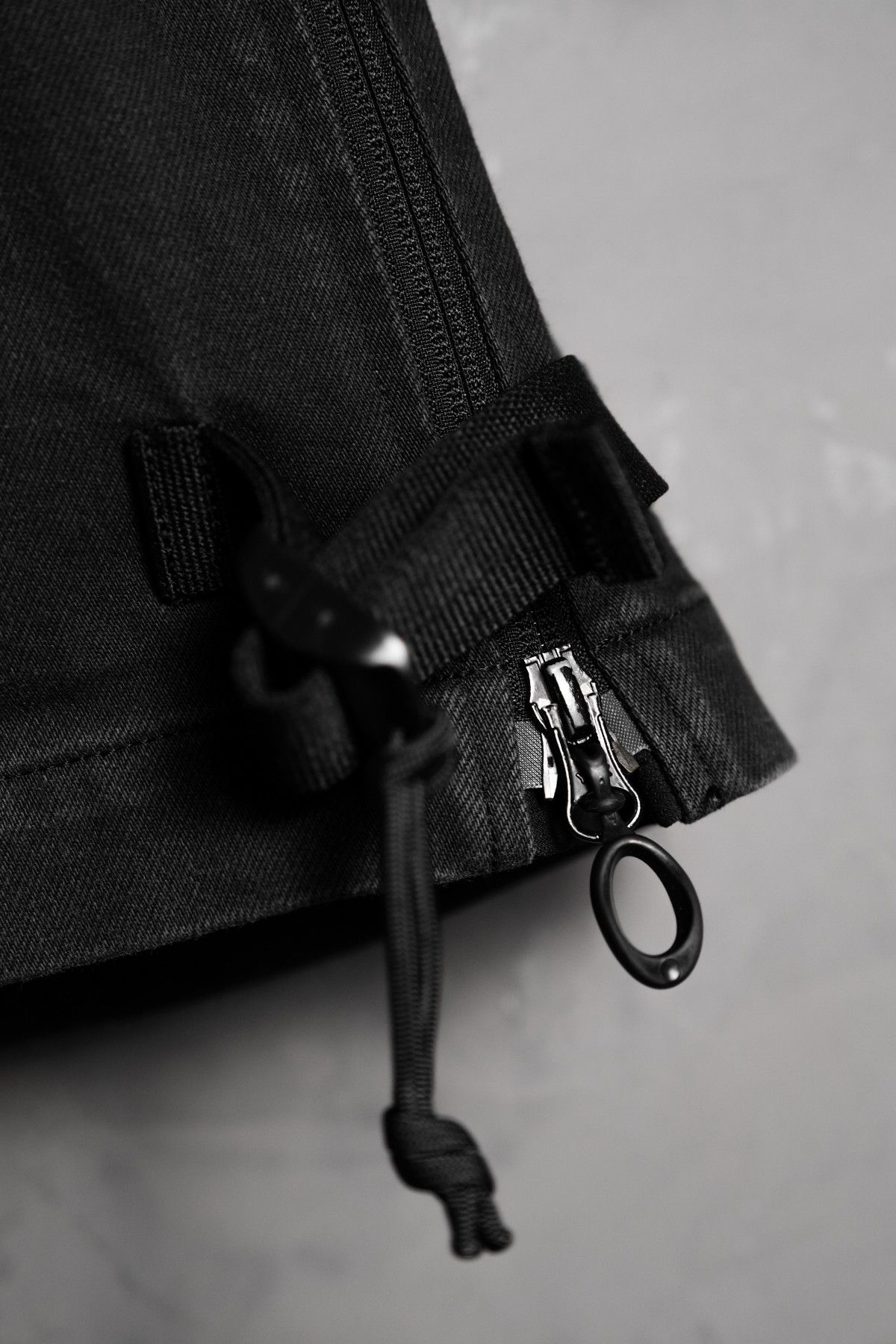 Japanese Brand MOUT RECON TAILOR Wlid Things Jet Black Denim Shell Short Size US 35 - 4 Thumbnail