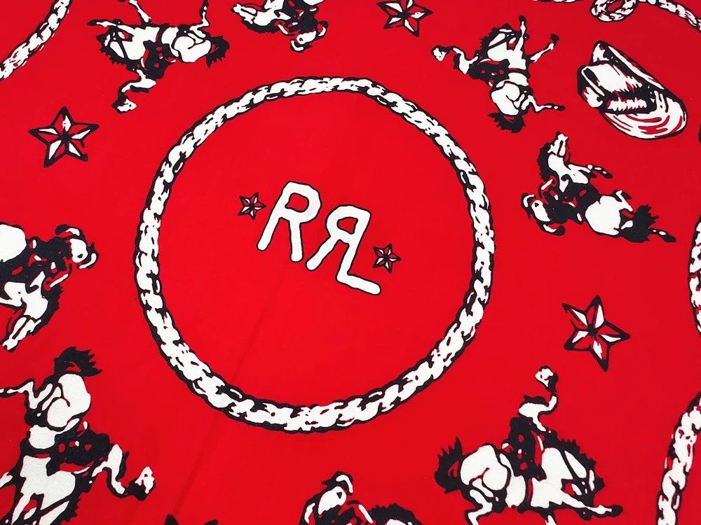 RRL Ralph Lauren RRL Bandana COTTON Scarf handkerchief Size ONE SIZE - 11 Thumbnail