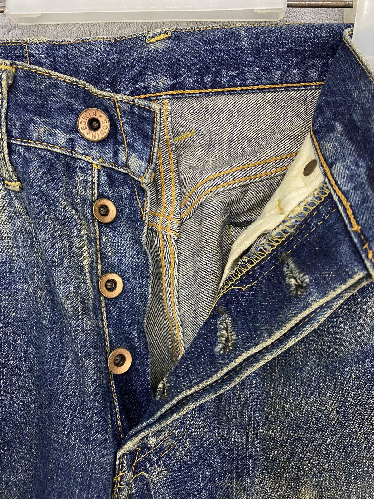 Edwin 🇯🇵 Vintage 505X Jeans Selvedge Size US 29 - 6 Thumbnail
