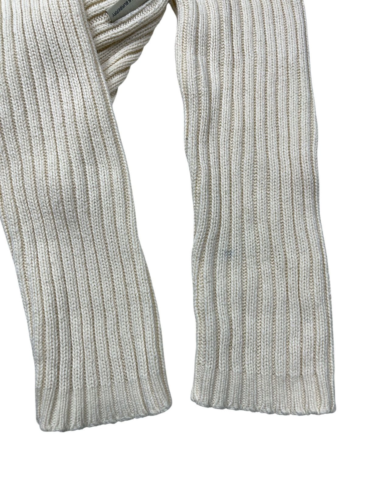 Burberry × Vintage Vintage Thomas Burberry Turtle Neck Ribbed Sweater Size S / US 4 / IT 40 - 8 Thumbnail