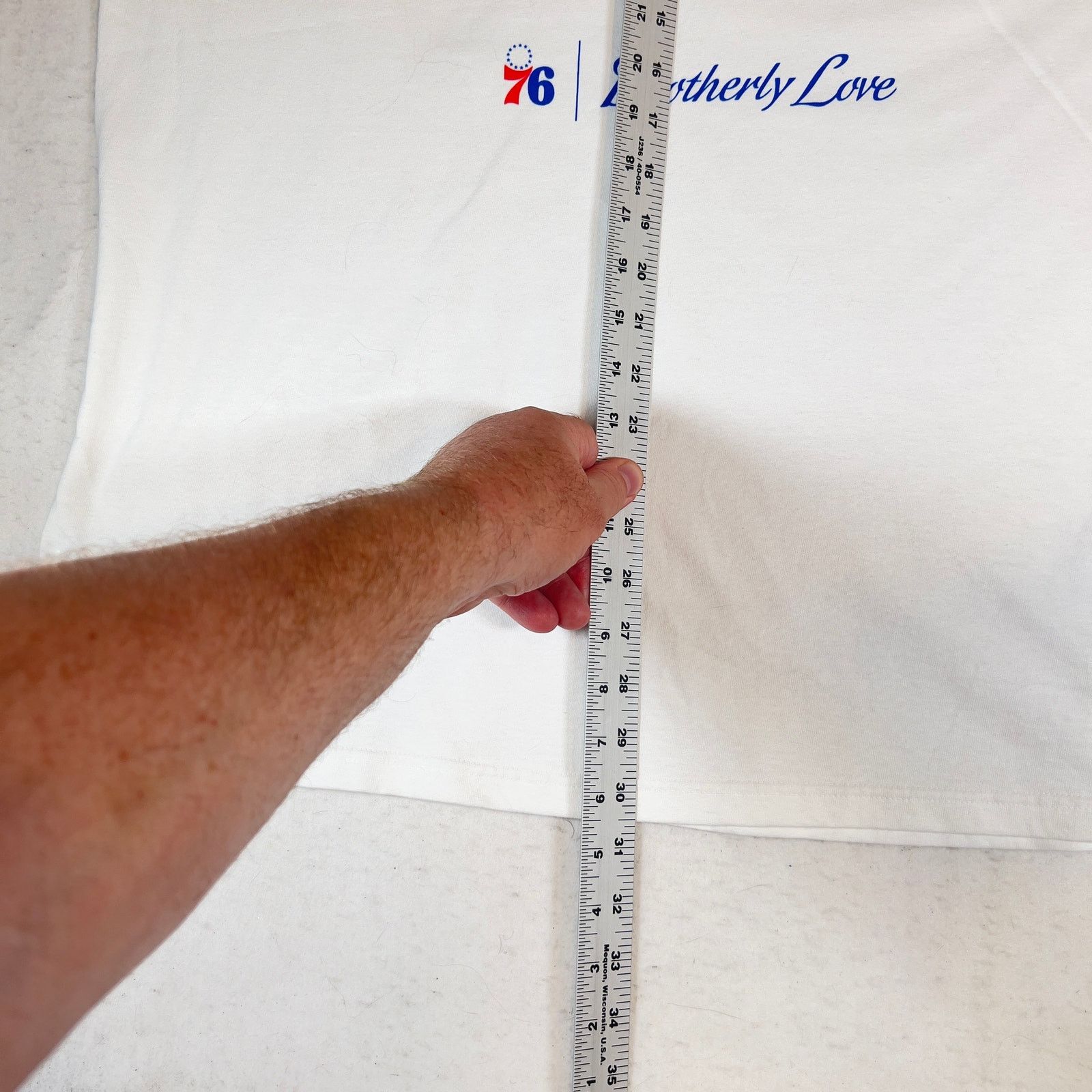 Other Philadelphia 76ers T-Shirt Men's XL White PreShrunk Cotton Size US XL / EU 56 / 4 - 8 Thumbnail
