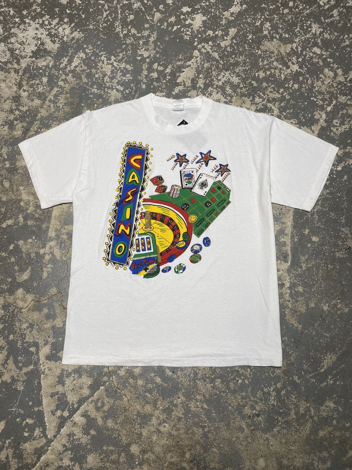 Japanese Brand × Vintage Vintage Las Vegas Casino 90s New Old Stock Tshirt Size US L / EU 52-54 / 3 - 1 Thumbnail