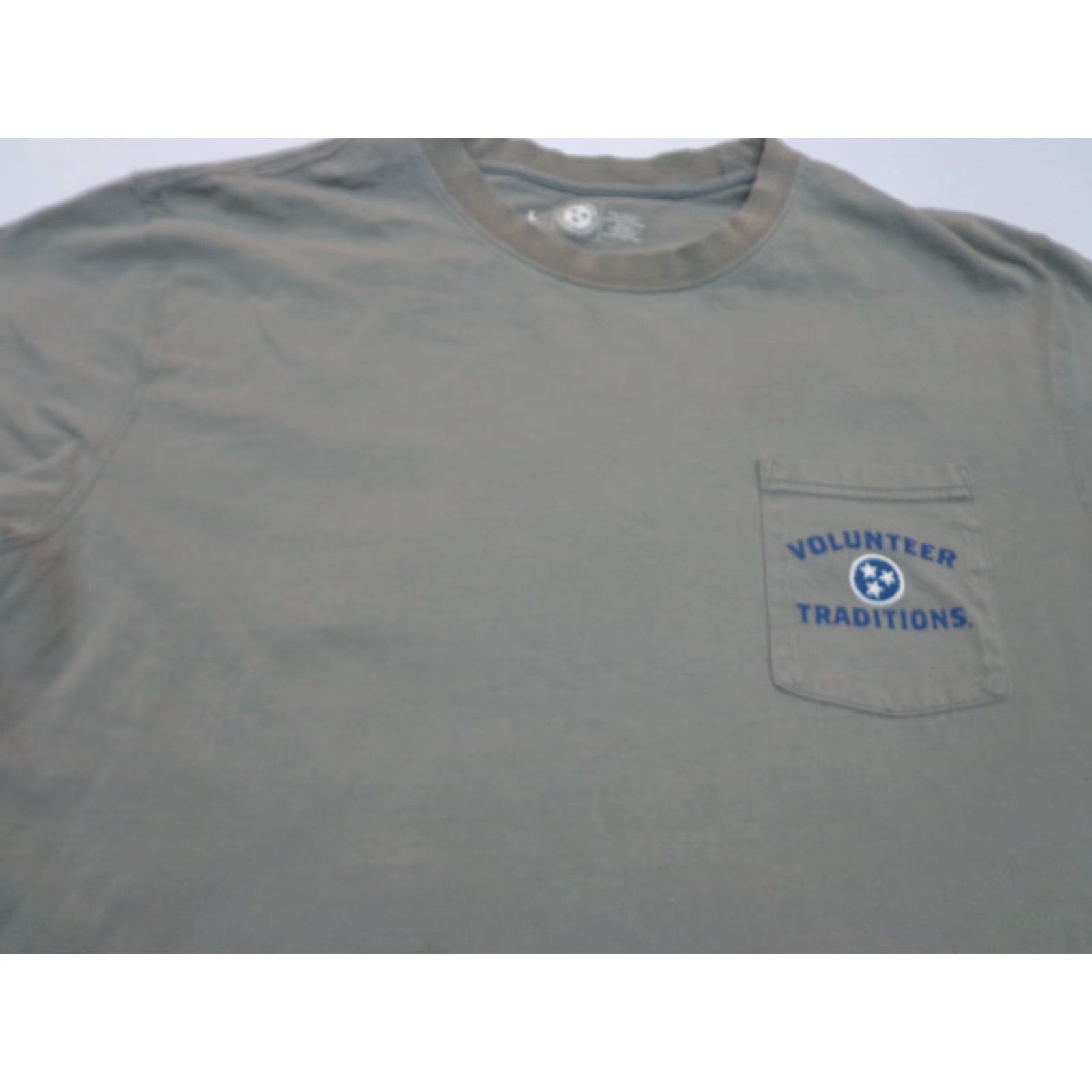 Vintage Volunteer Traditions T-Shirt Pocket Large Brown Crew Neck Short Sleeve Mens Vintage? No. State Pride meets Quality Size US L / EU 52-54 / 3 - 2 Thumbnail