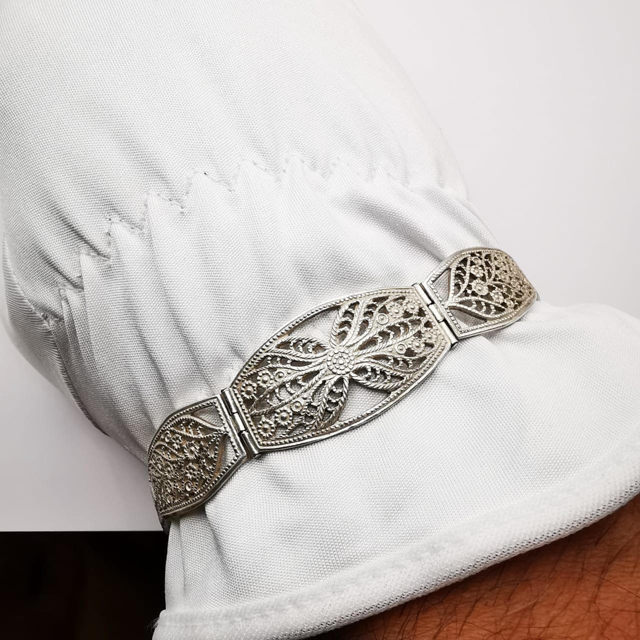Vintage Vintage Women's Bracelet "Velour" 925 Sterling Silver Size ONE SIZE - 7 Thumbnail