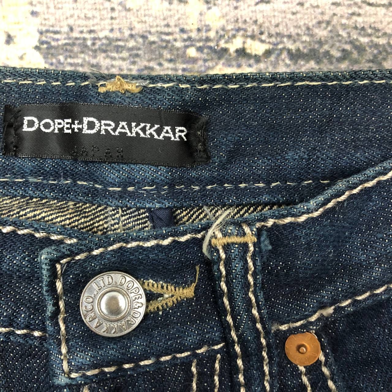 Other P203 DOPE + DRAKKAR JAPAN FLARED DENIM Size US 30 / EU 46 - 5 Thumbnail