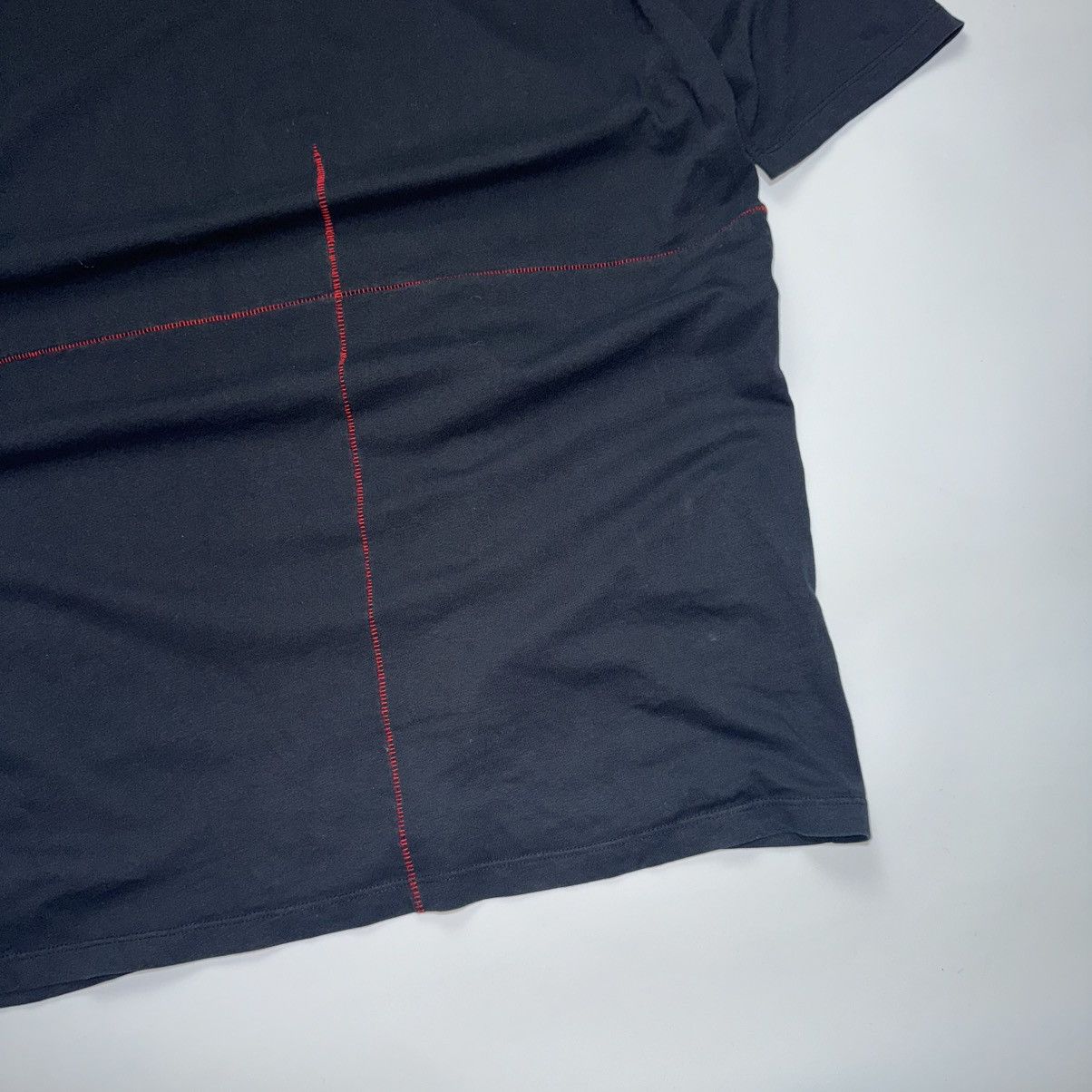 Thom Krom Vintage Thom Krom Baggy Black Avant Garde Designer Tee Size US M / EU 48-50 / 2 - 7 Thumbnail