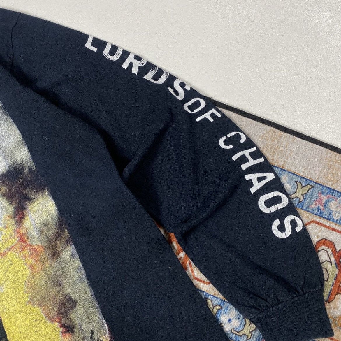 4GSELLER Vintage mayhem " lord of chaos " longsleeve band Size US M / EU 48-50 / 2 - 5 Thumbnail
