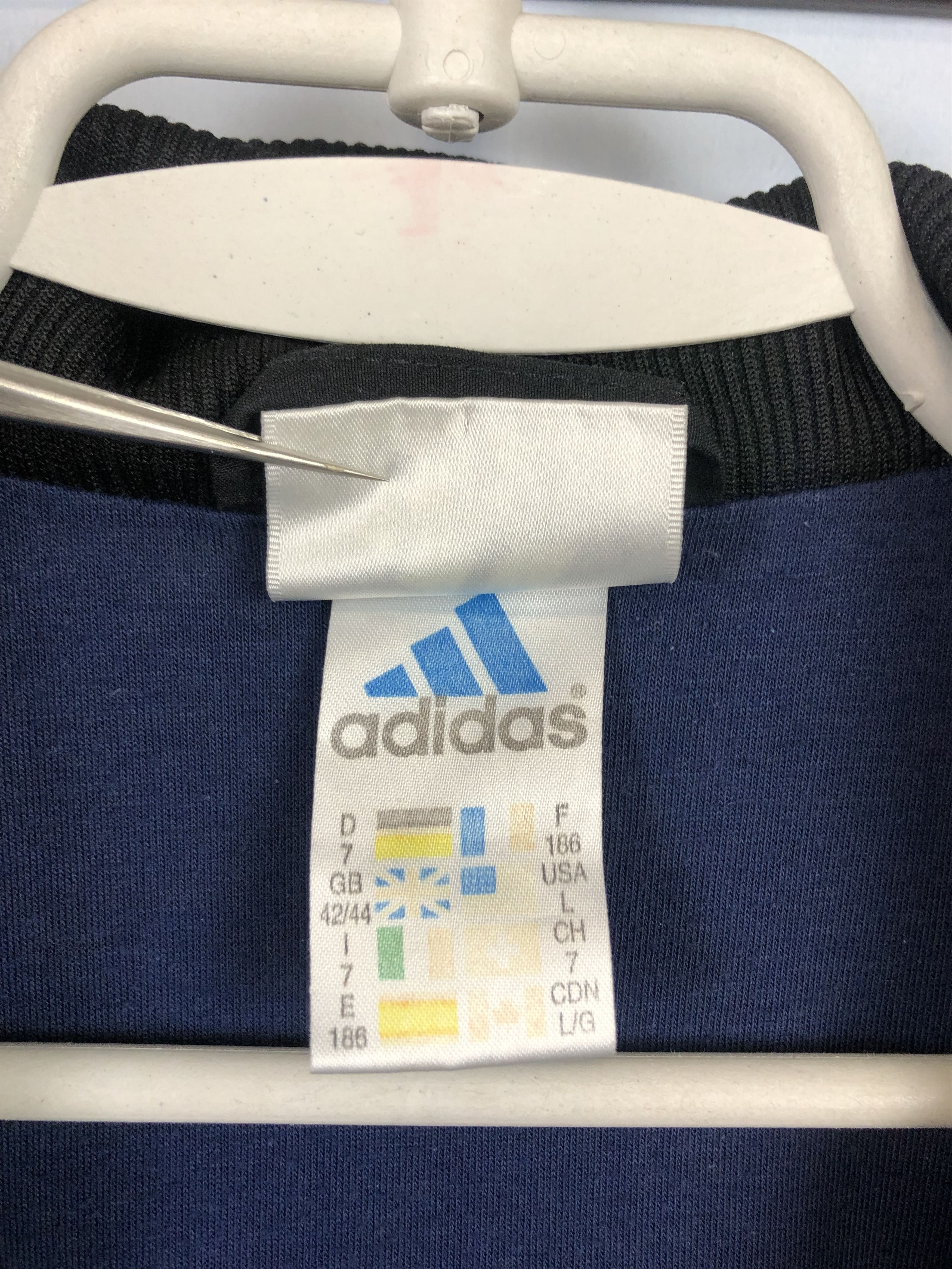 Adidas × Vintage Vintage Adidas Sweatshirt Big Logo Jacket Rare Hype Size US L / EU 52-54 / 3 - 9 Thumbnail