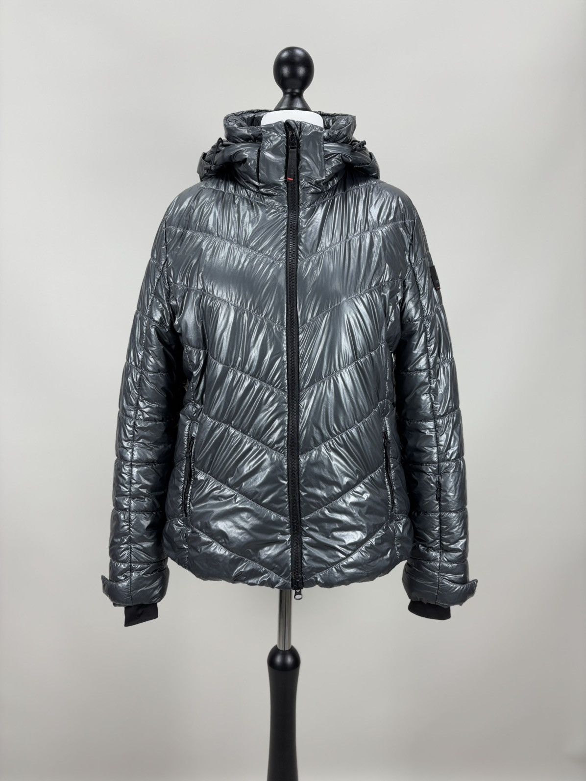 Bogner Womens ski jacket Bogner Fire Ice Size 40 Color Gray Size L / US 10 / IT 46 - 1 Thumbnail