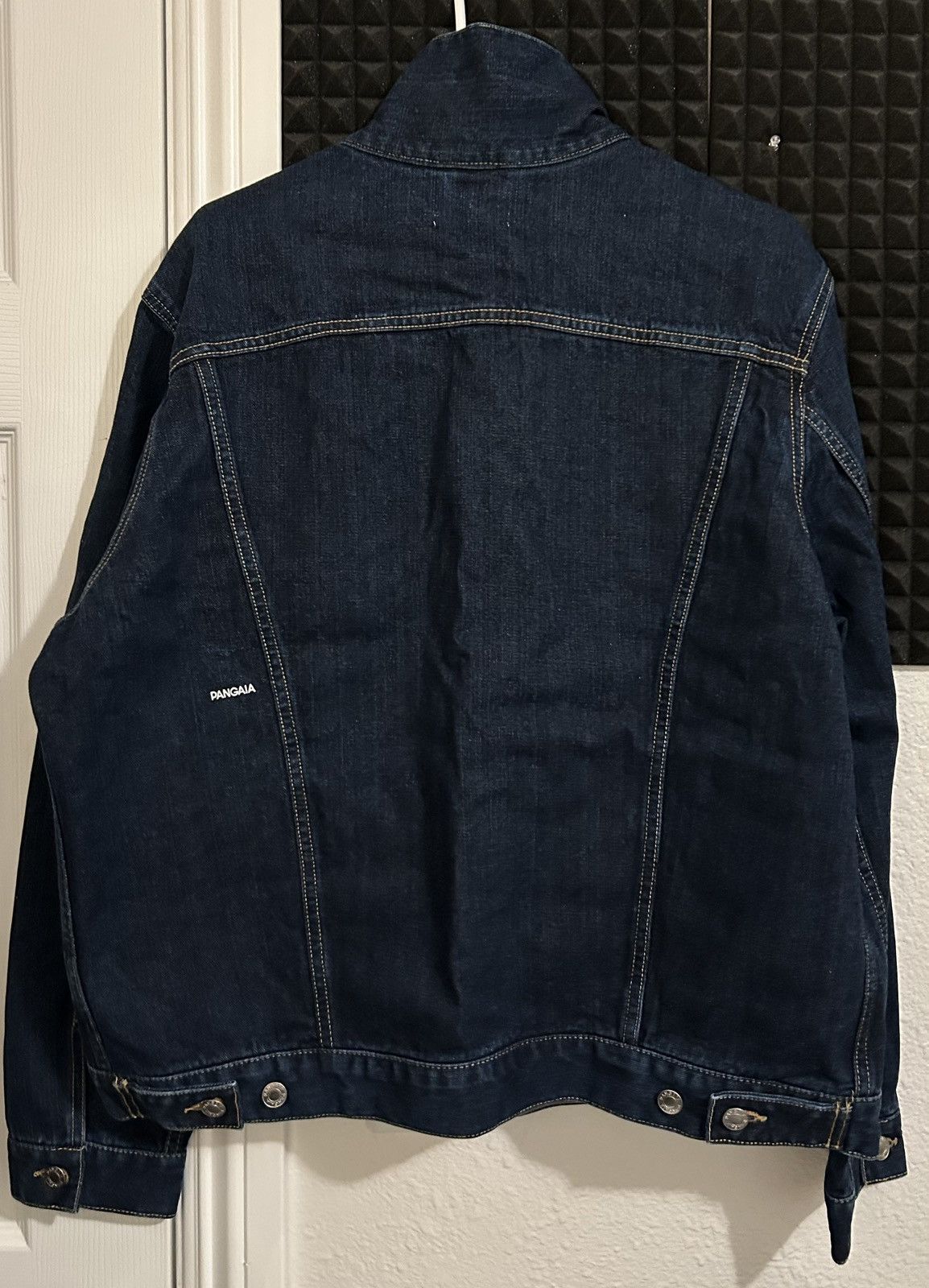 Pangaia PANGAIA Womens Nettle Denim Jacket Size US L / EU 52-54 / 3 - 2 Thumbnail
