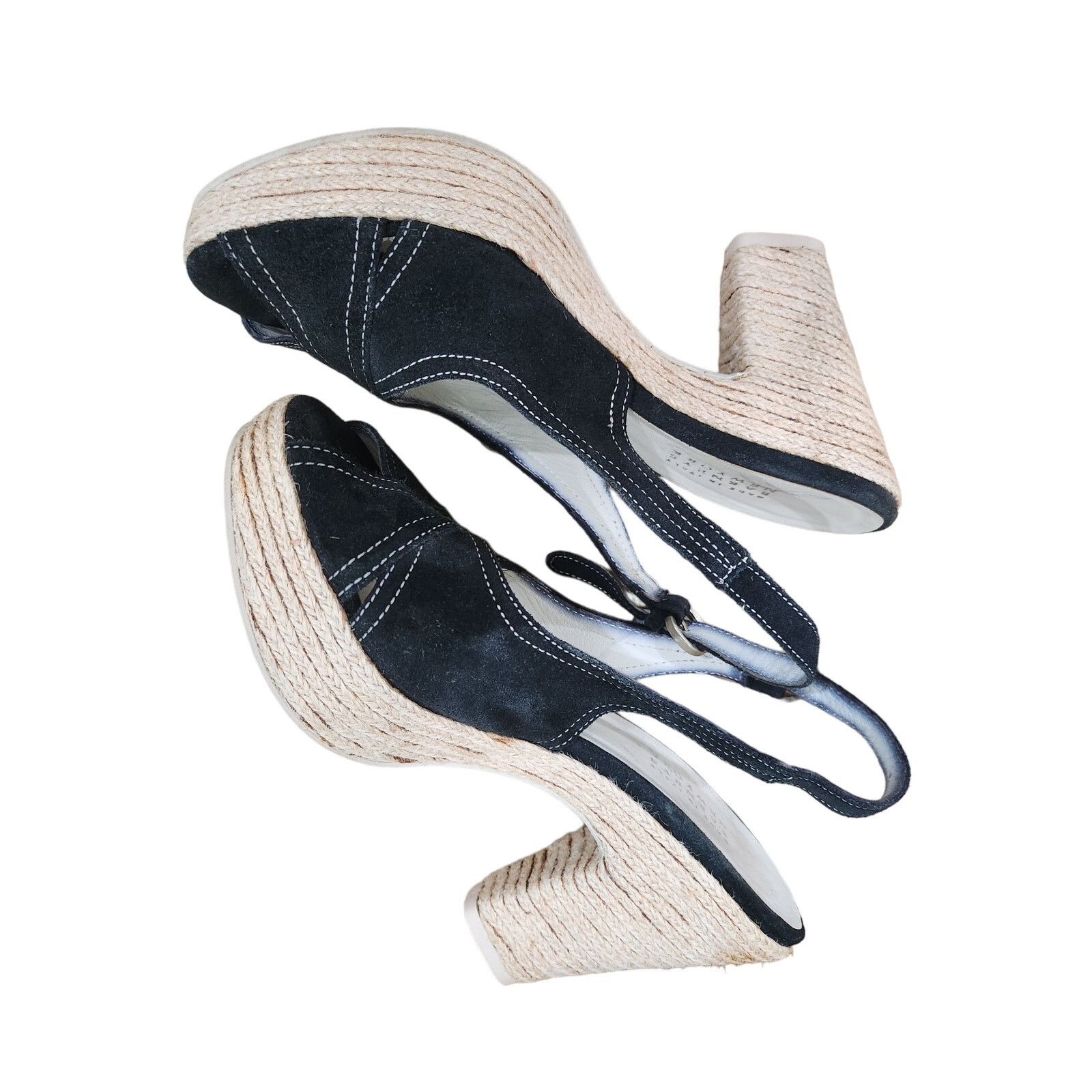 Barneys New York Barneys New York chunky heel open toe - size 38 - 7.5/8 US Size US 8 / IT 38 - 3 Thumbnail