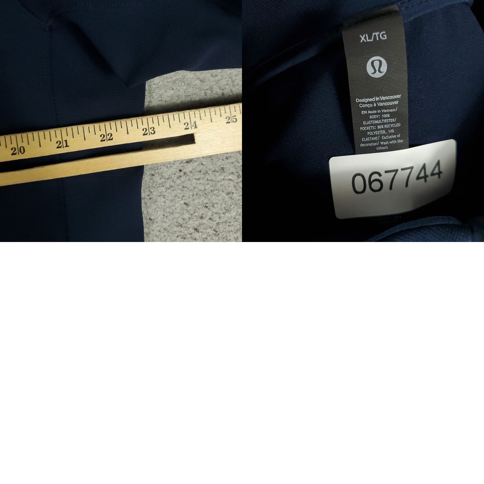 Lululemon Lululemon Jacket Mens XL Navy Blue Sojourn Broward Health Outerwear Windbreaker Size US XL / EU 56 / 4 - 8 Thumbnail