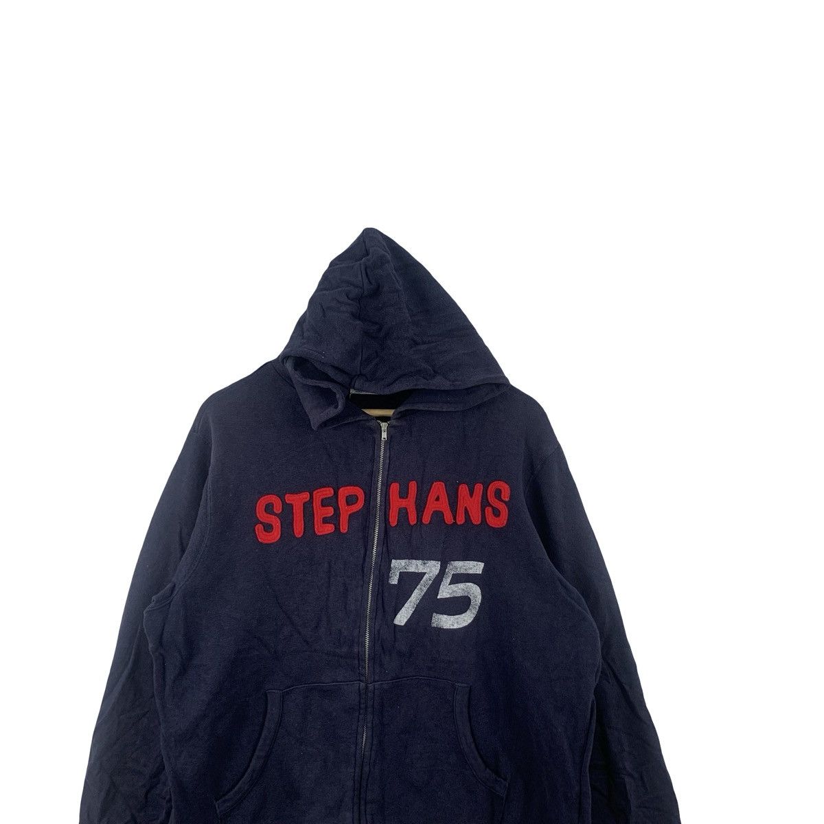 Vintage Vintage STEP HANS 75 Zip-Up Hoodie Embroidered Logo Size US M / EU 48-50 / 2 - 2 Thumbnail