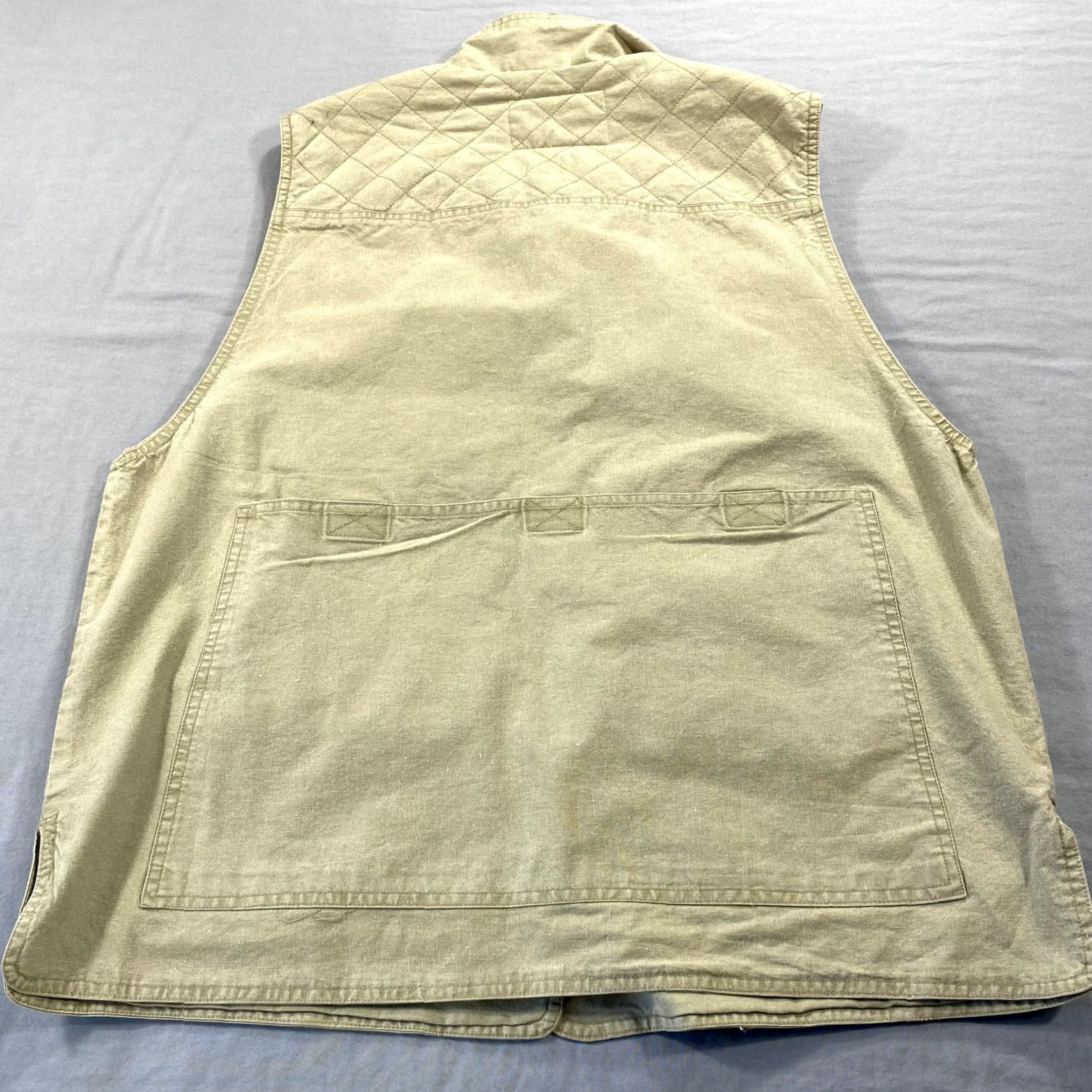 Orvis VINTAGE Orvis Vest Mens Large Beige Fishing Utility Safari Photography Canvas Size US L / EU 52-54 / 3 - 2 Thumbnail