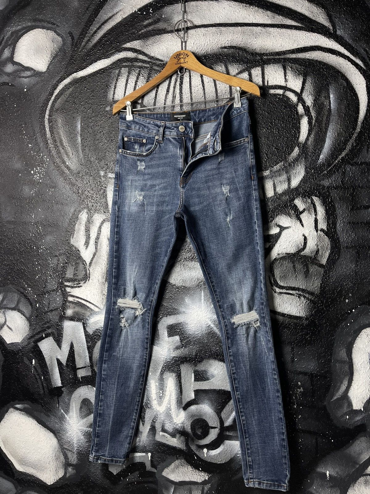 Represent Clo. Represent Distressed Designer Jeans Men’s Size 30 Size US 30 / EU 46 - 2 Thumbnail