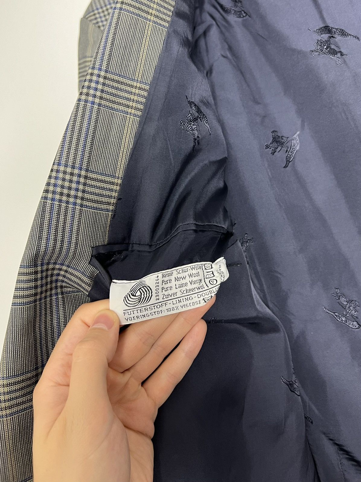 Burberry × Vintage Great Blazer Burberry vintage 90’s burberrys wool Size US L / EU 52-54 / 3 - 4 Thumbnail