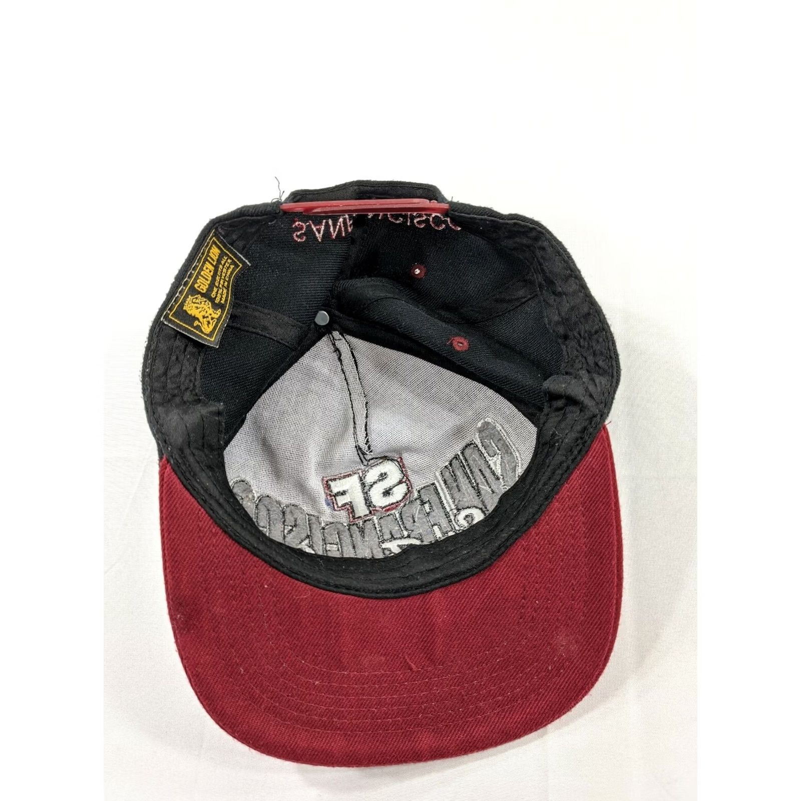 Vintage VINTAGE Golden Lion San Francisco SnapBack Hat Cap Polyester One Size Black Mens Size ONE SIZE - 5 Thumbnail