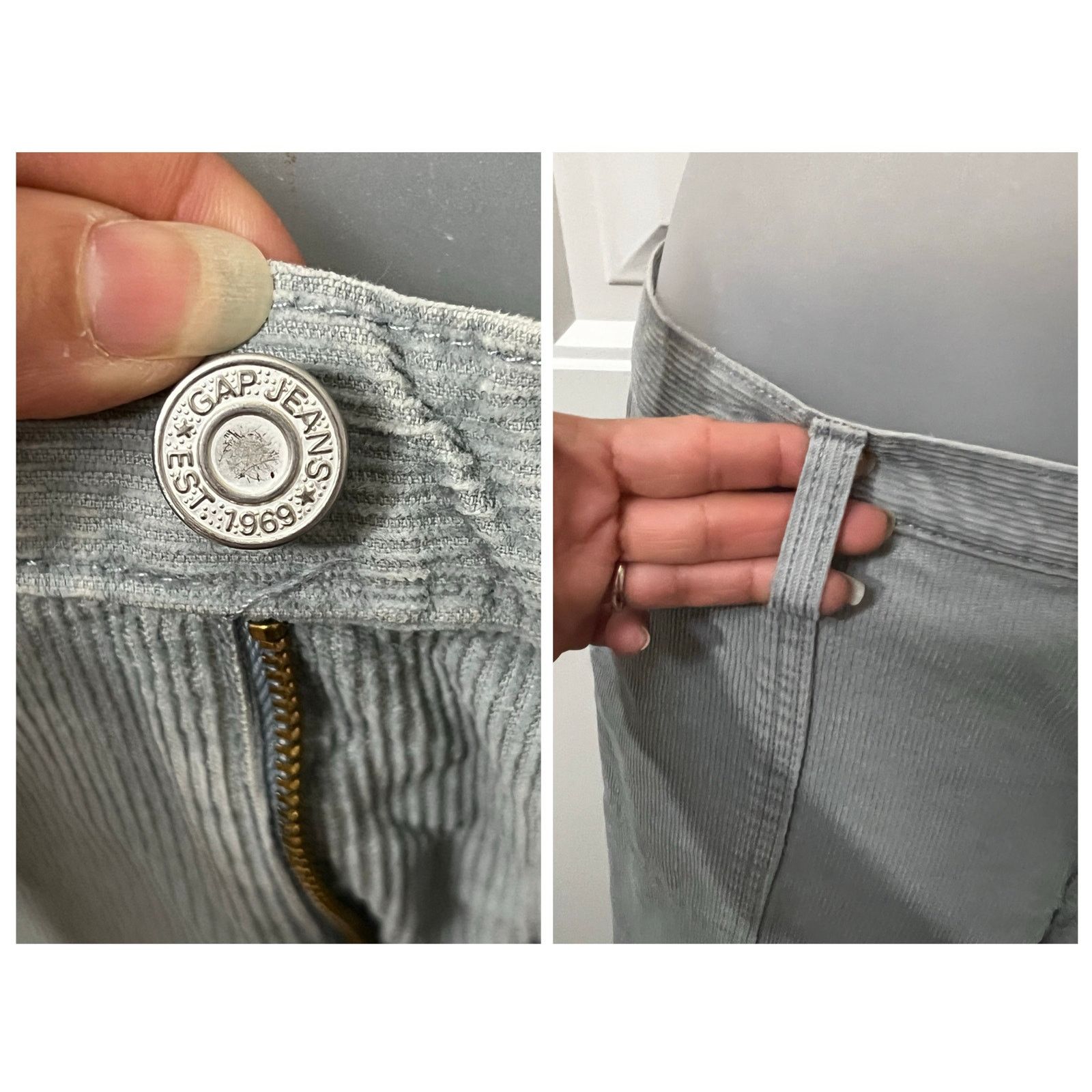 Gap Vintage Low Rise Corduroy Long and Lean Pants four-pockets Size 32" / US 10 / IT 46 - 4 Thumbnail
