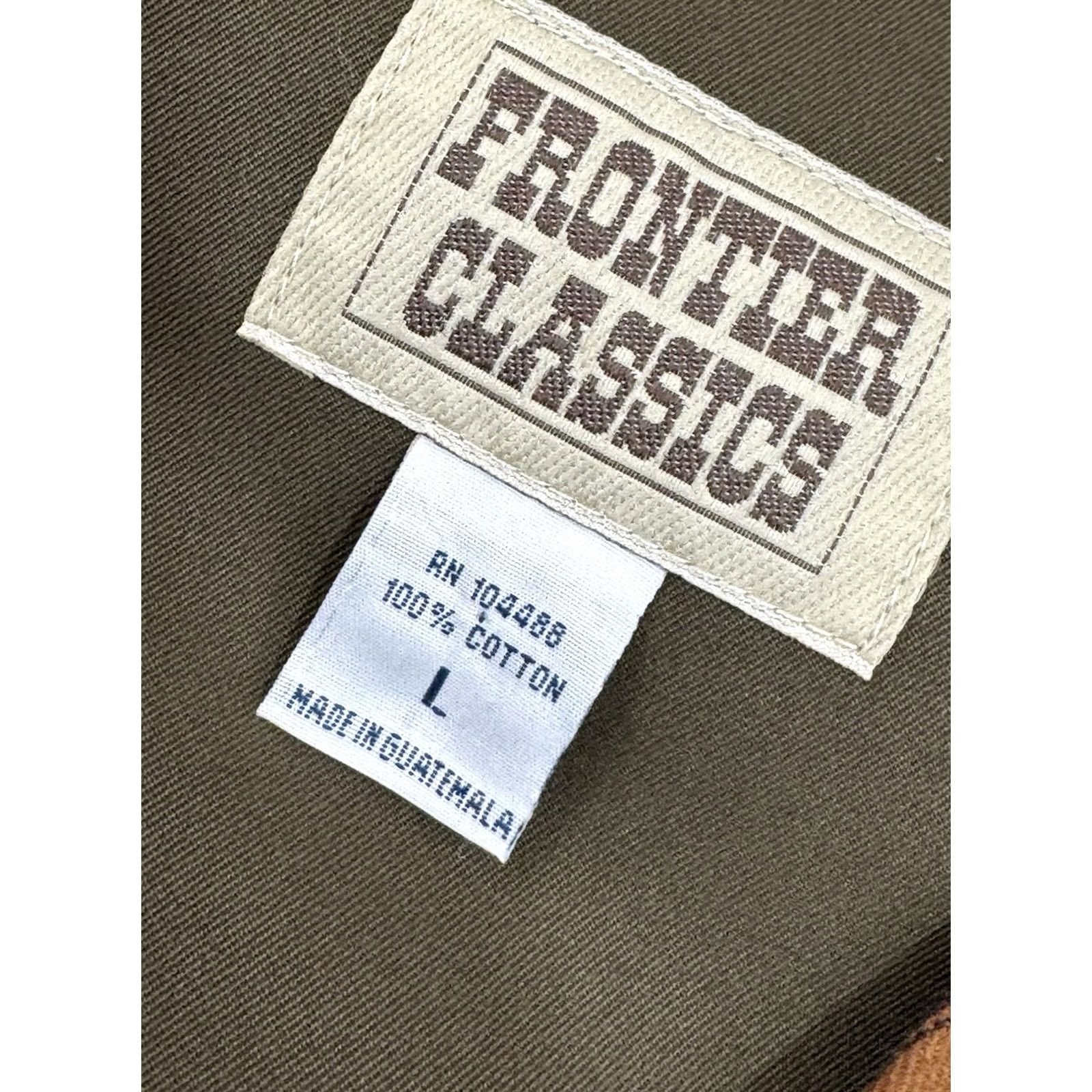 Vintage FRONTIER CLASSICS Vest - Waistcoat Striped Mens L Western - MINT - Cotton - Brown/Black - Western Theme - Size L - Regular Fit - Men - Vest Size US L / EU 52-54 / 3 - 5 Thumbnail