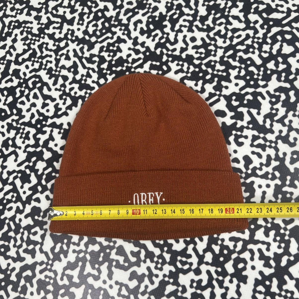 Obey Vintage Y2K Obey Mini Logo Beanie Hat Sk8 Skate Style Size ONE SIZE - 12 Thumbnail