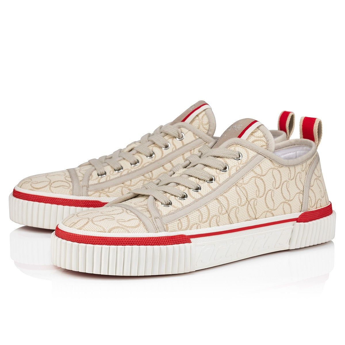 Christian Louboutin o1s1wg110225 Pedro Junior Sneakers in Natural Size US 9 / EU 42 - 1 Thumbnail
