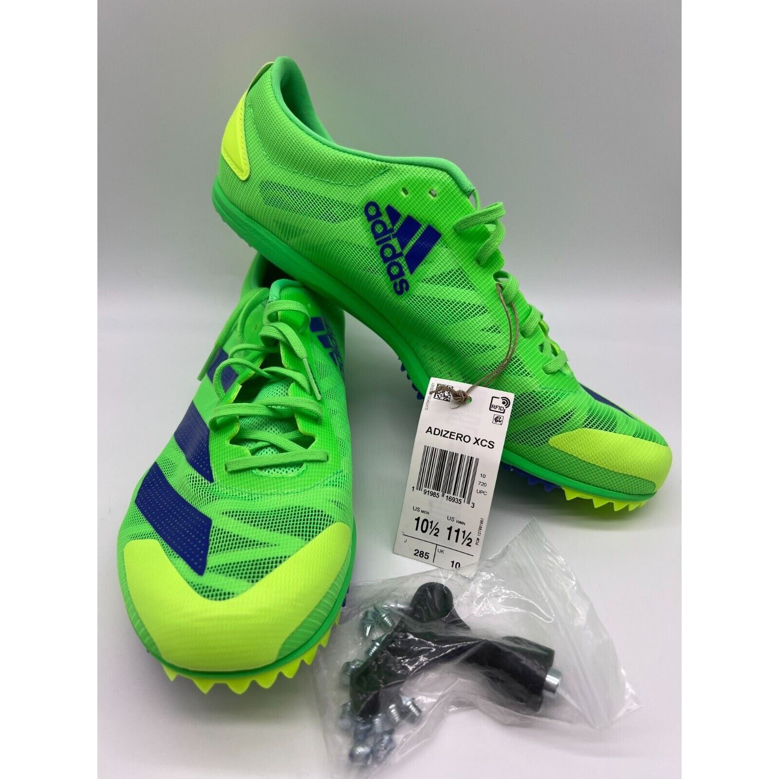 Adidas Adidas AdiZero XCS Mens Track Spikes Green Blue FZ2481 10.5 Size US 10.5 / EU 43-44 - 15 Thumbnail