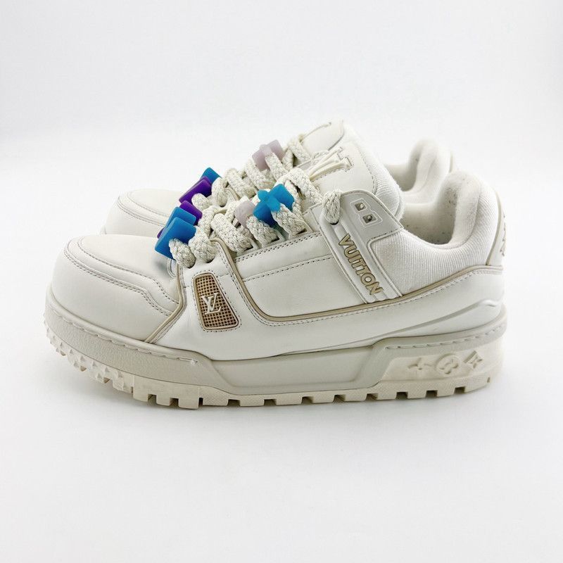 Louis Vuitton Louis Vuitton Trainer Maxi Low-Top Fashion Sneakers -2508 Size US 9.5 / EU 42-43 - 1 Thumbnail