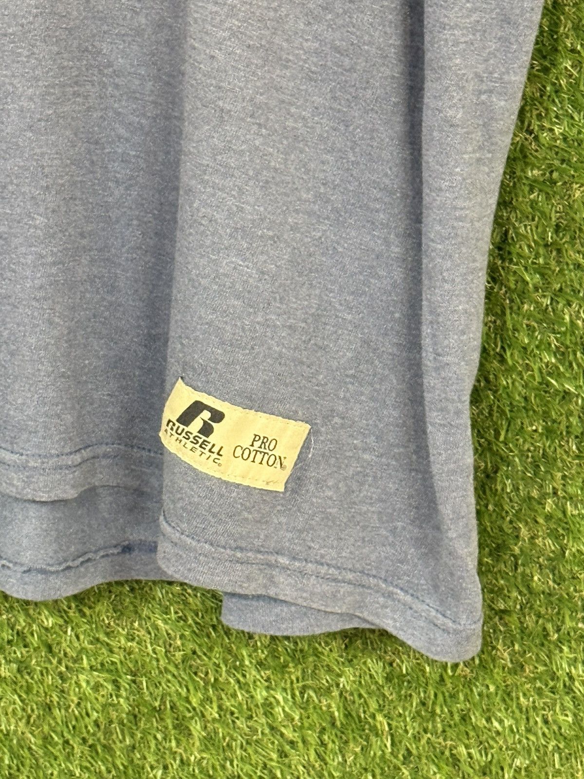 Russell Athletic Vintage Russell Athletic Blue Pocket Heavyweight Tee XL Size US XL / EU 56 / 4 - 3 Thumbnail