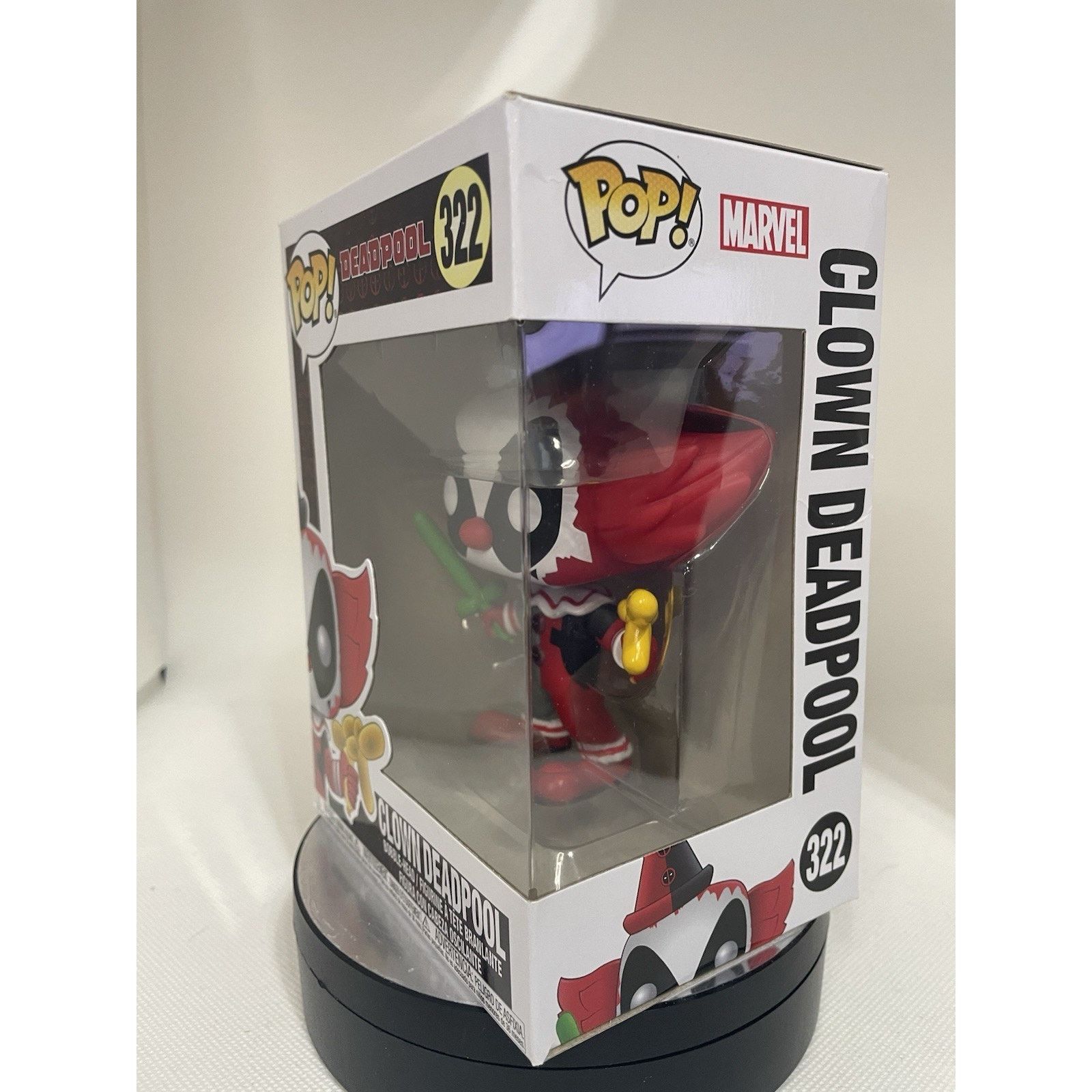 Marvel Comics Funko Pop! Vinyl: Marvel - Clown Deadpool #322 Damaged Size ONE SIZE - 3 Thumbnail