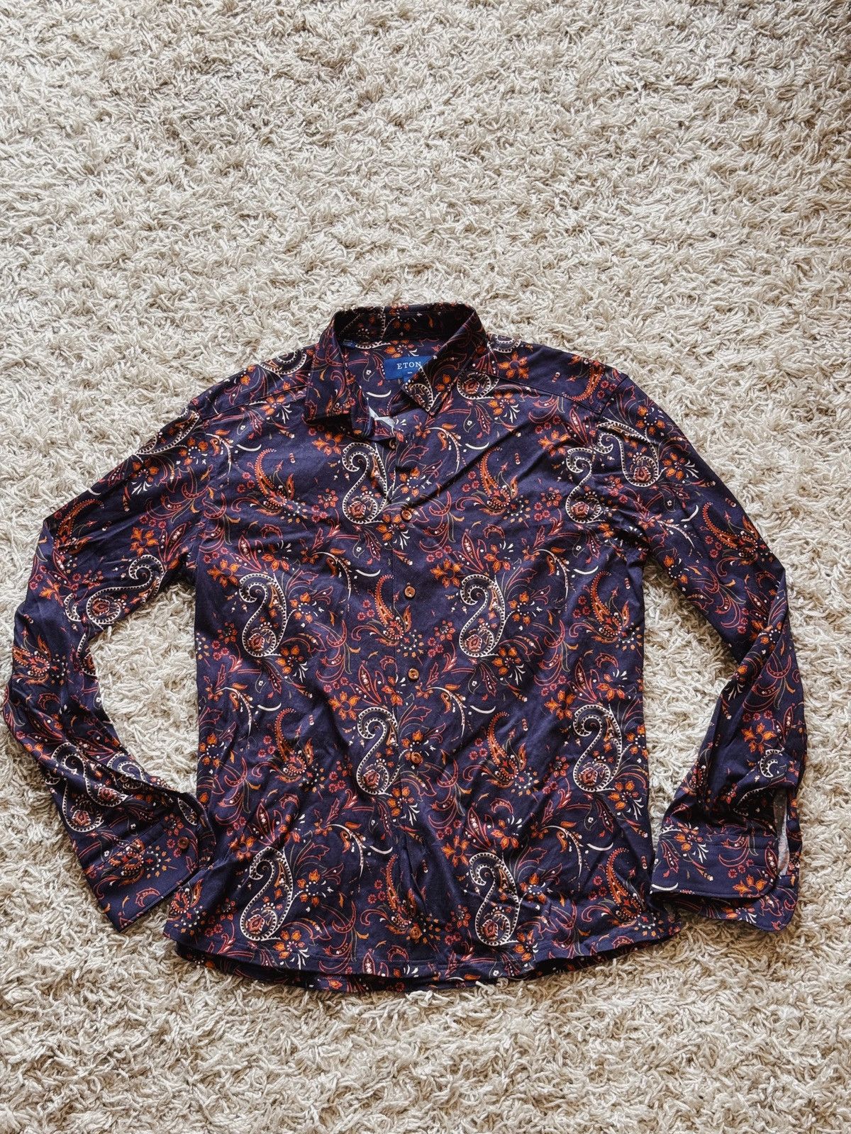 Eton Eton paisley shirt Sz M Size US M / EU 48-50 / 2 - 1 Preview