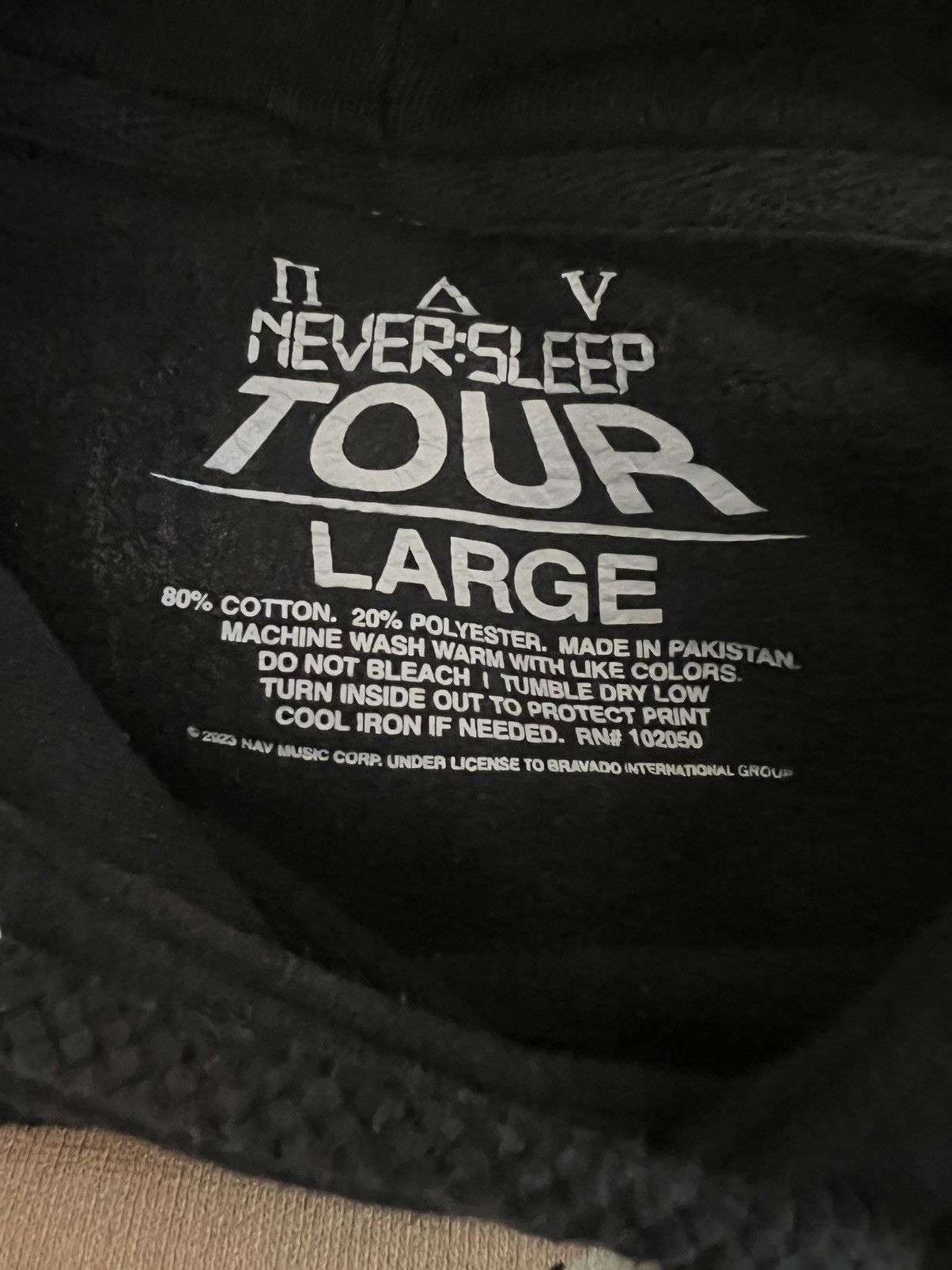 NAV NAV Never Sleep Tour Hoodie Size US L / EU 52-54 / 3 - 4 Thumbnail