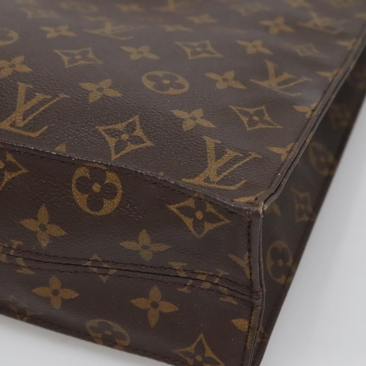 Louis Vuitton LOUIS VUITTON Monogram Sac Plat Hand Bag M51140 Size ONE SIZE - 12 Thumbnail