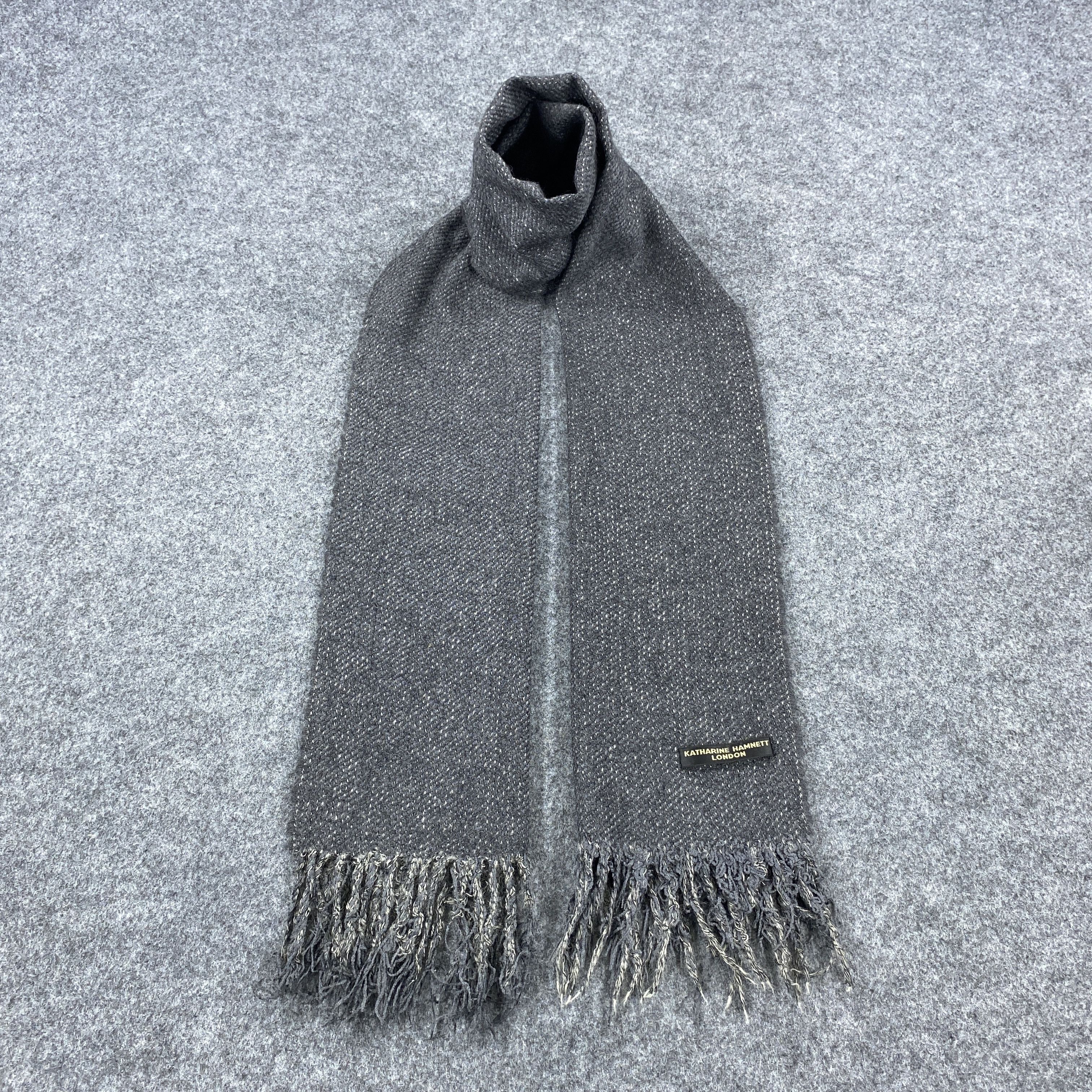 Katharine Hamnett London × Vintage Katharine Hamnett London Scarf # Muffler # Neckwear # D678 Size ONE SIZE - 1 Thumbnail