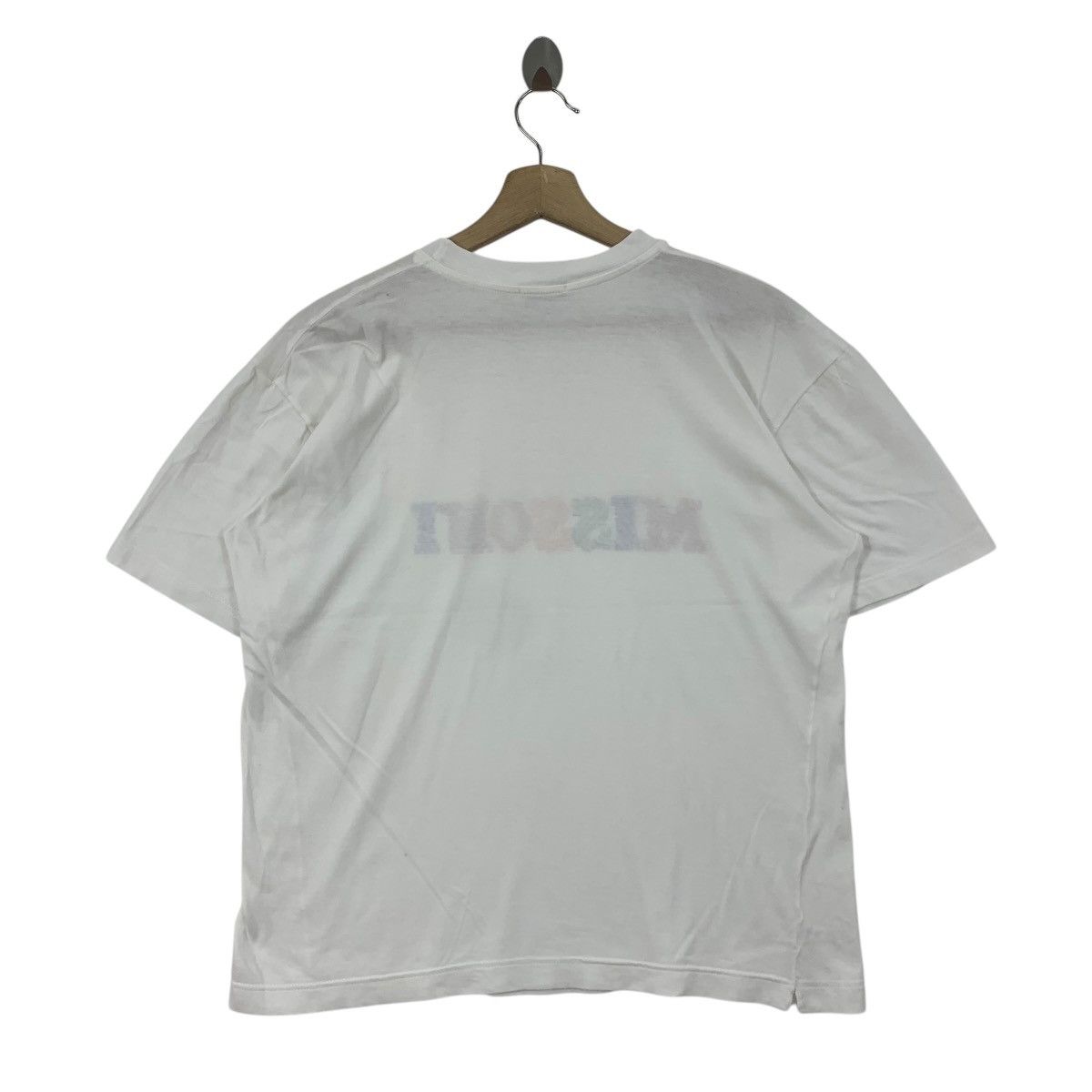Missoni × Vintage Vintage MISSONI SPORT multicolour spellout printed tee Size US S / EU 44-46 / 1 - 4 Thumbnail