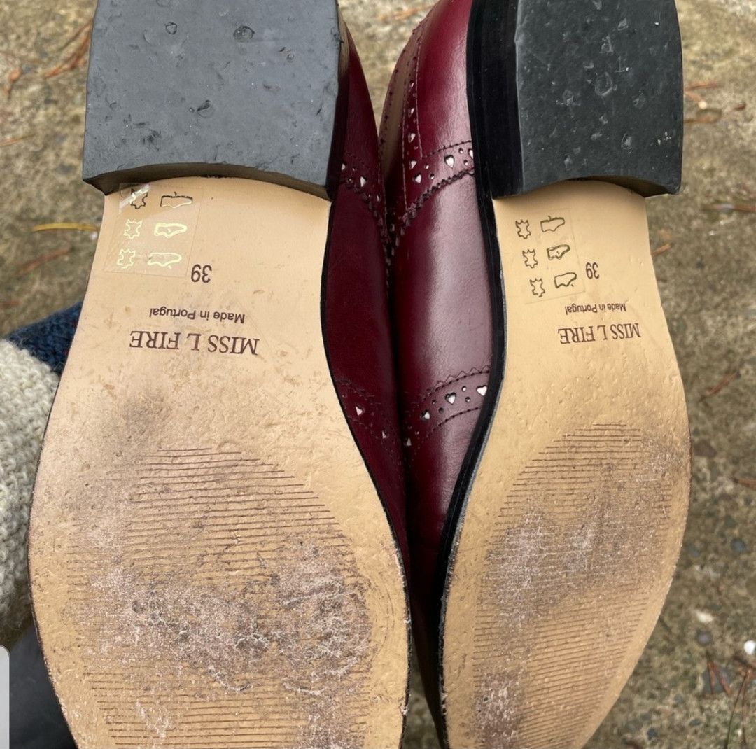 Other Miss L Fire burgundy oxfords Size US 8.5 / IT 38.5 - 6 Thumbnail