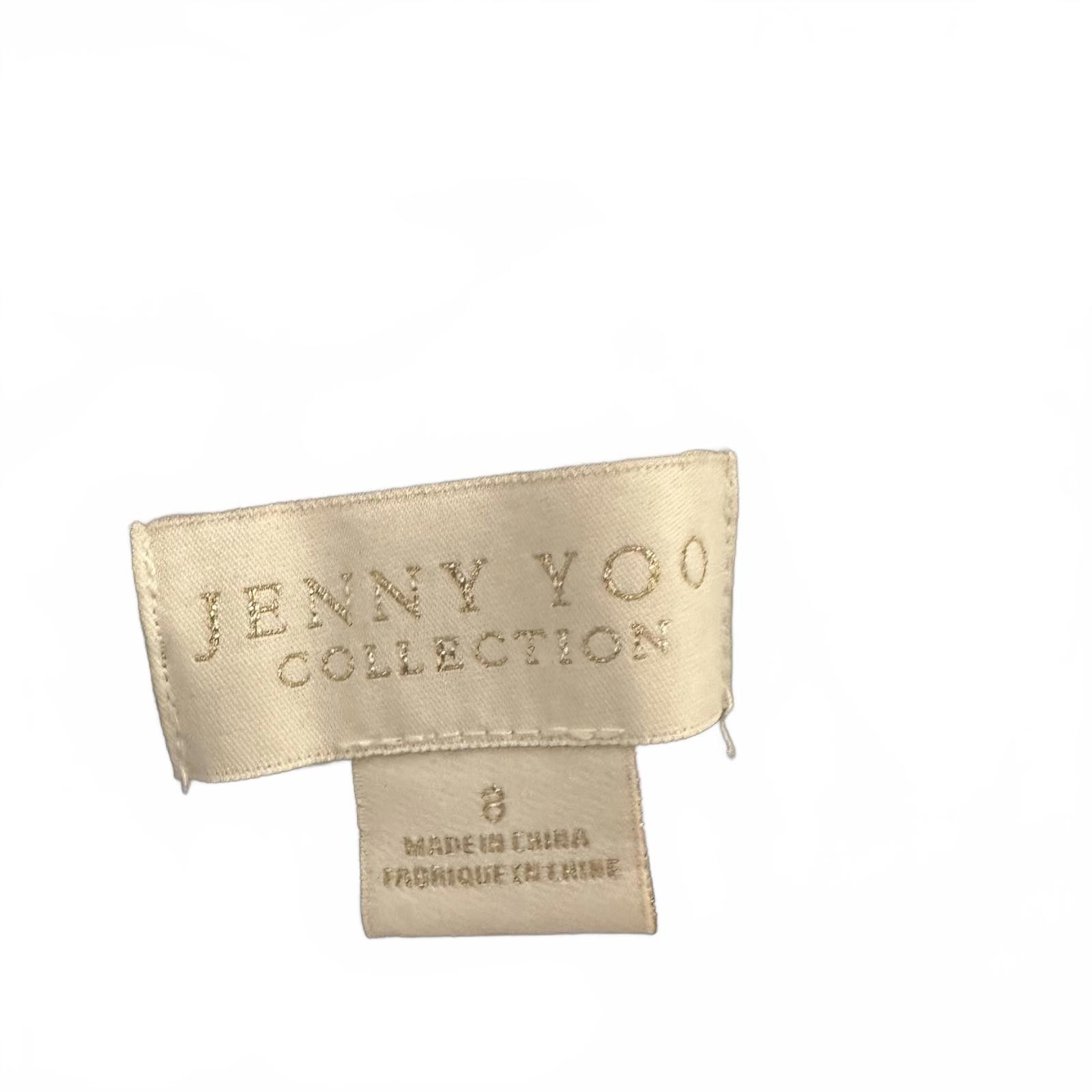 Designer Elegant Jenny Yoo Collection Halter Maxi Dress Size M / US 6-8 / IT 42-44 - 4 Thumbnail
